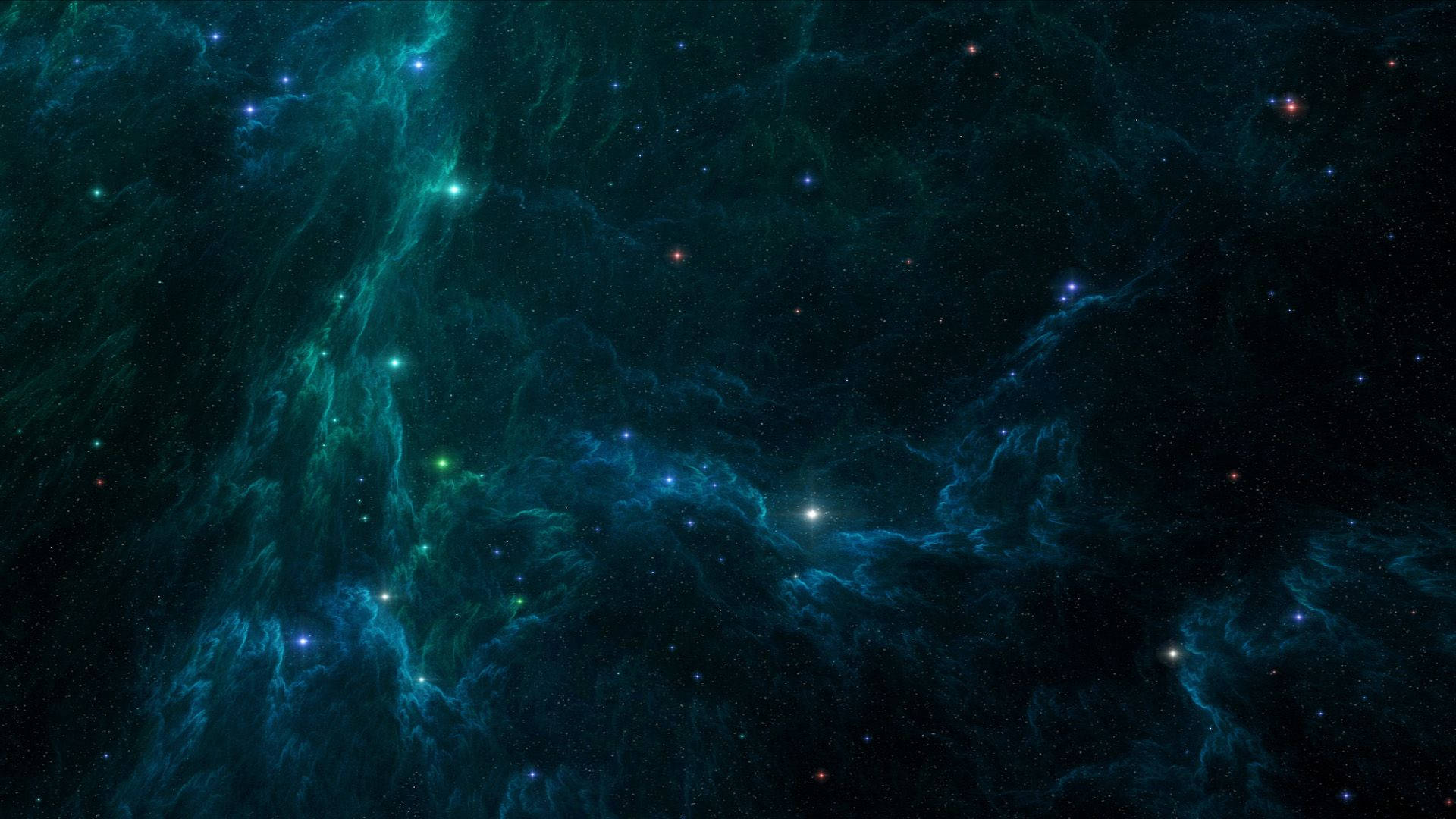 1920x1080, HD Space, teal, Full HD Desktop Wallpaper