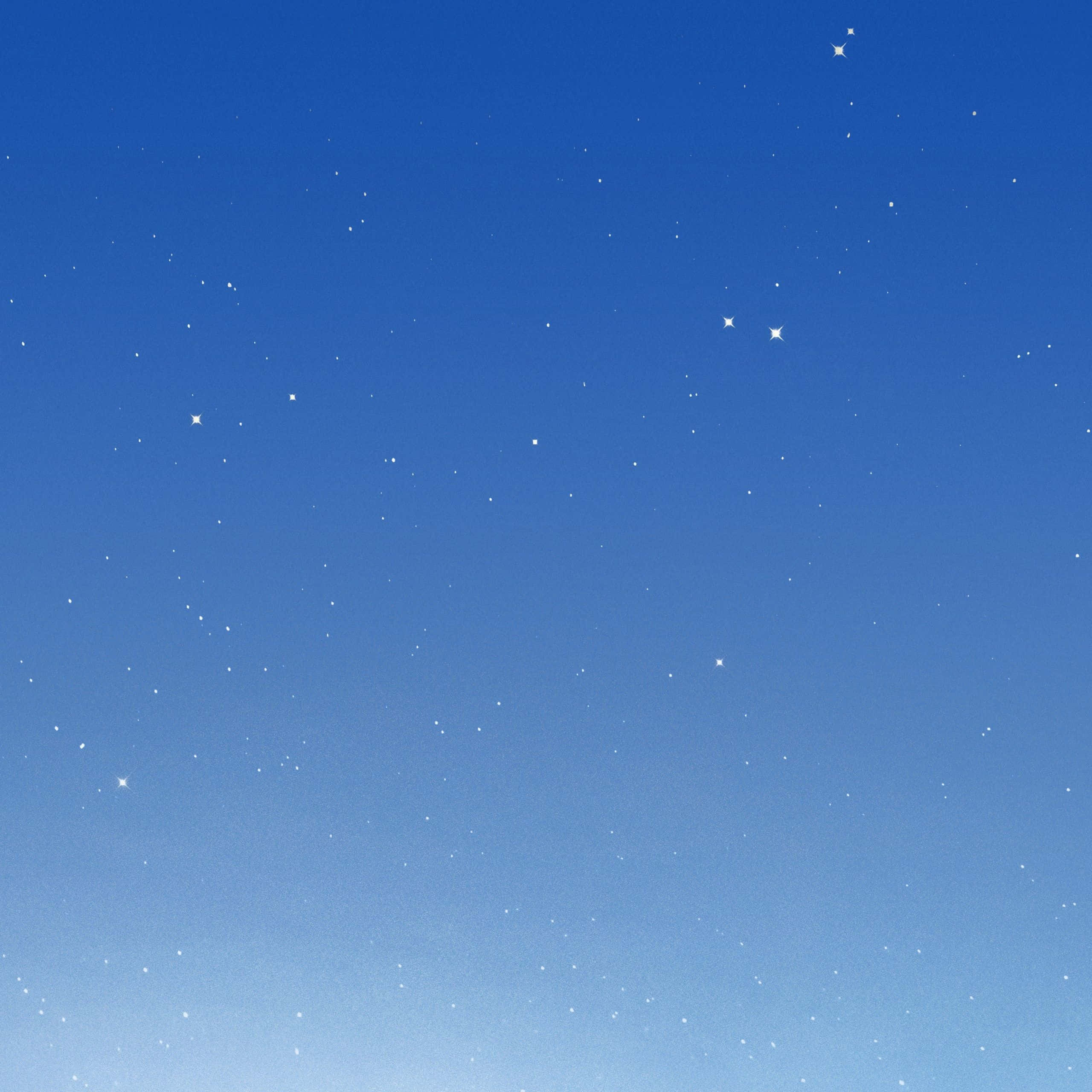 Blue Stars, twinkling stars, clear night, 2K Desktop Wallpaper