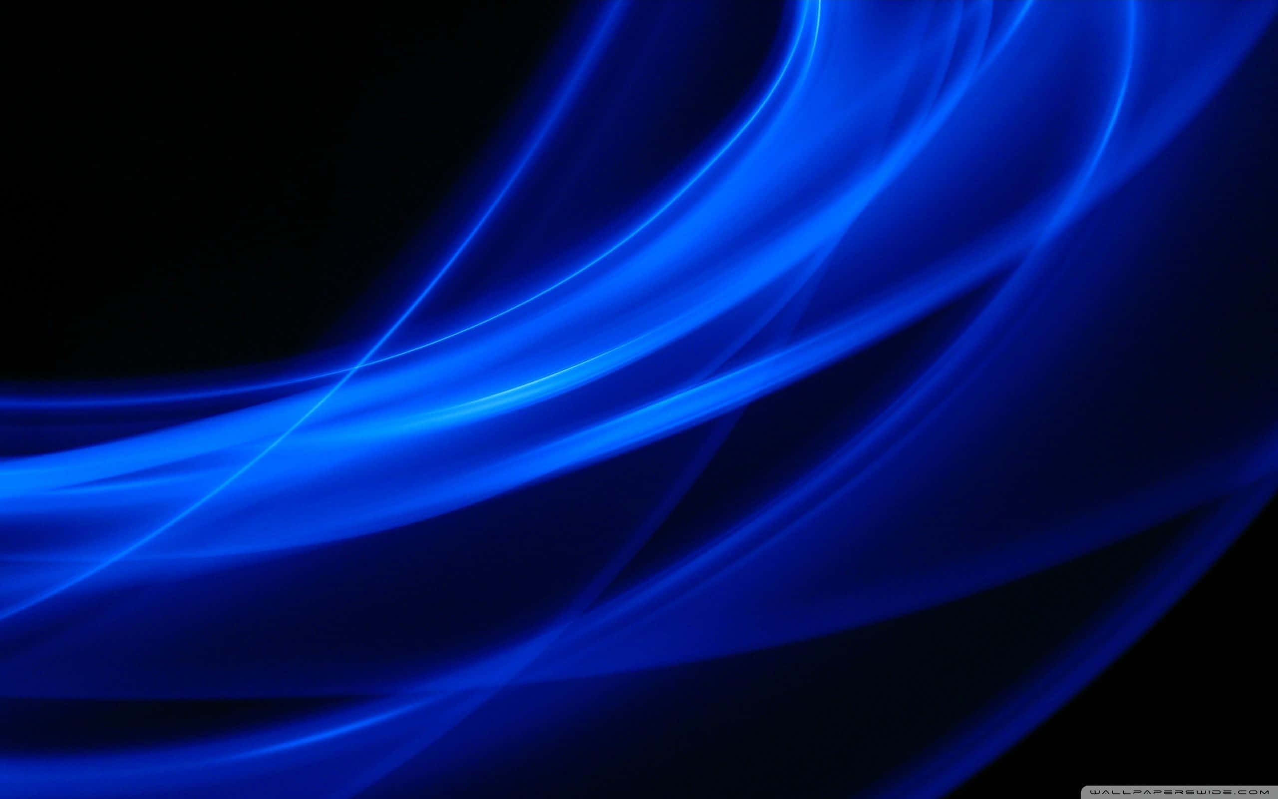 blue light, electric blue, black background, 2K Desktop Wallpaper