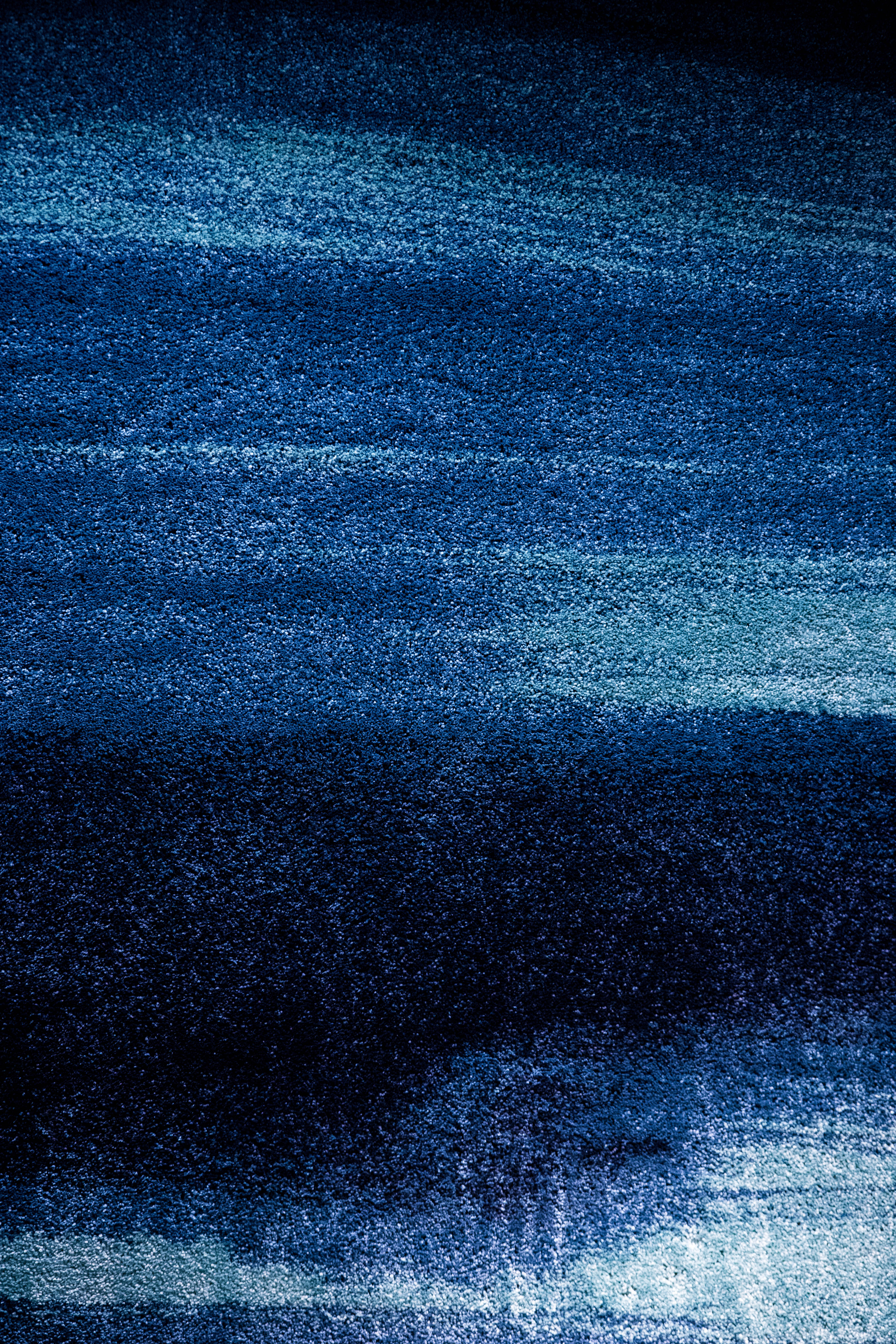 multicolored galaxy, deep to light blue, layered horizontal strokes, 5K Phone Wallpaper