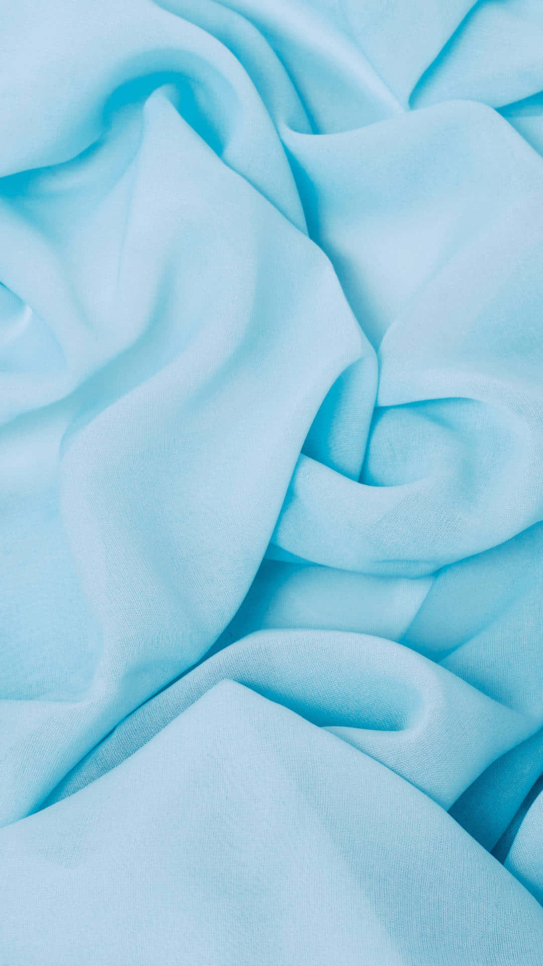 light blue, cotton fabric, gentle folds, Full HD Phone Wallpaper