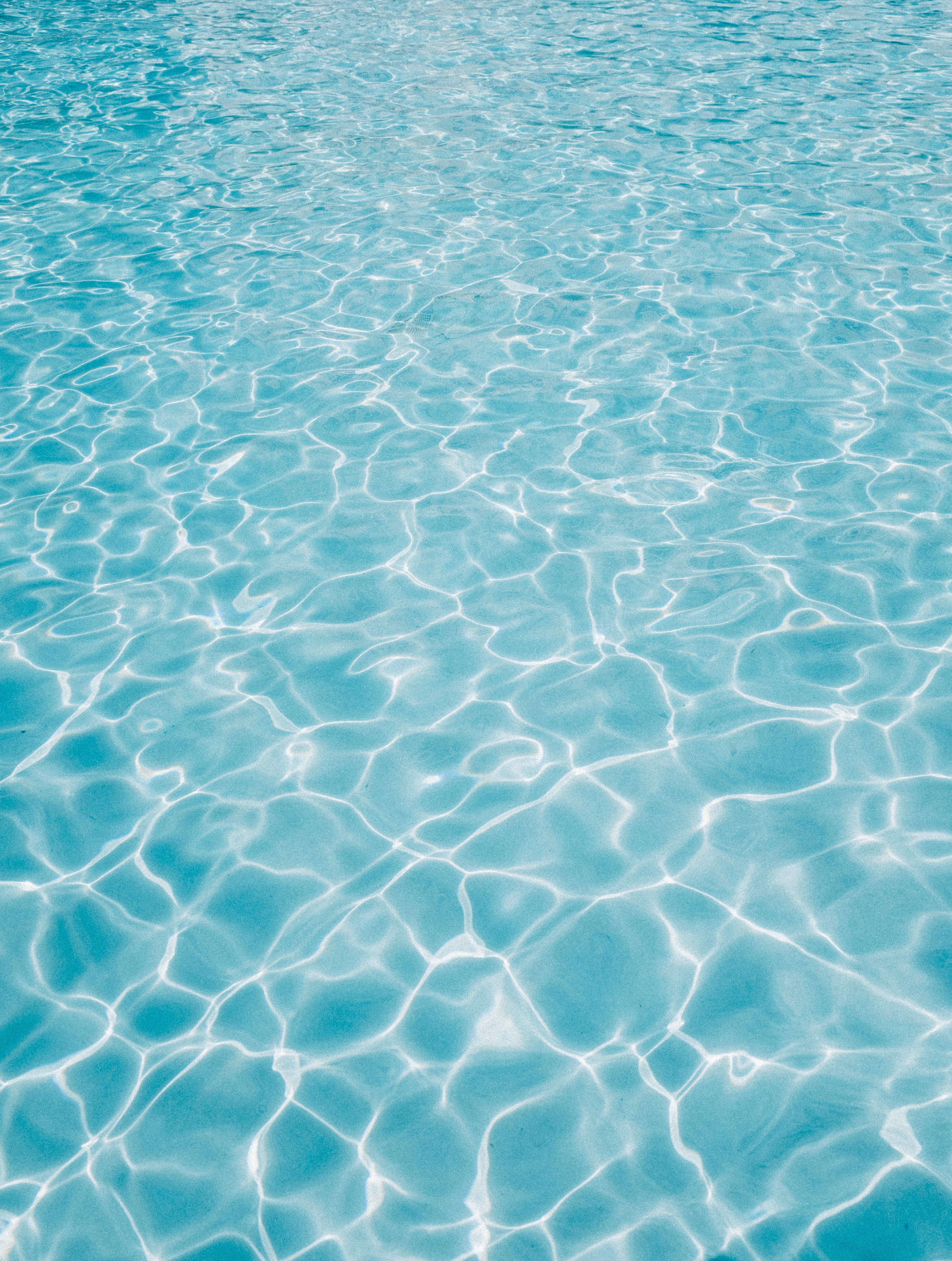 turquoise, sunlight, calm pool water, 5K Phone Wallpaper