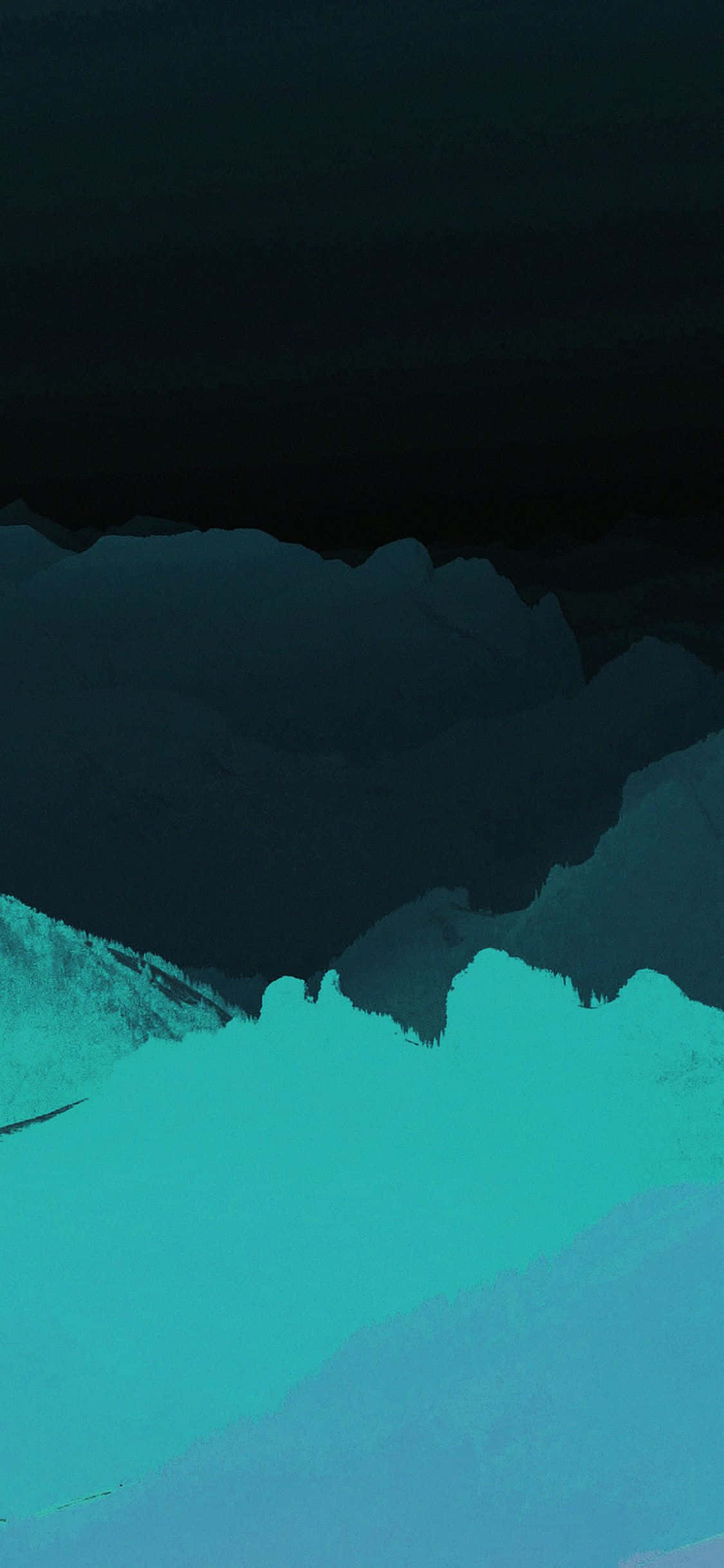 dark teal, deep teal, black gradients, Full HD Phone Wallpaper