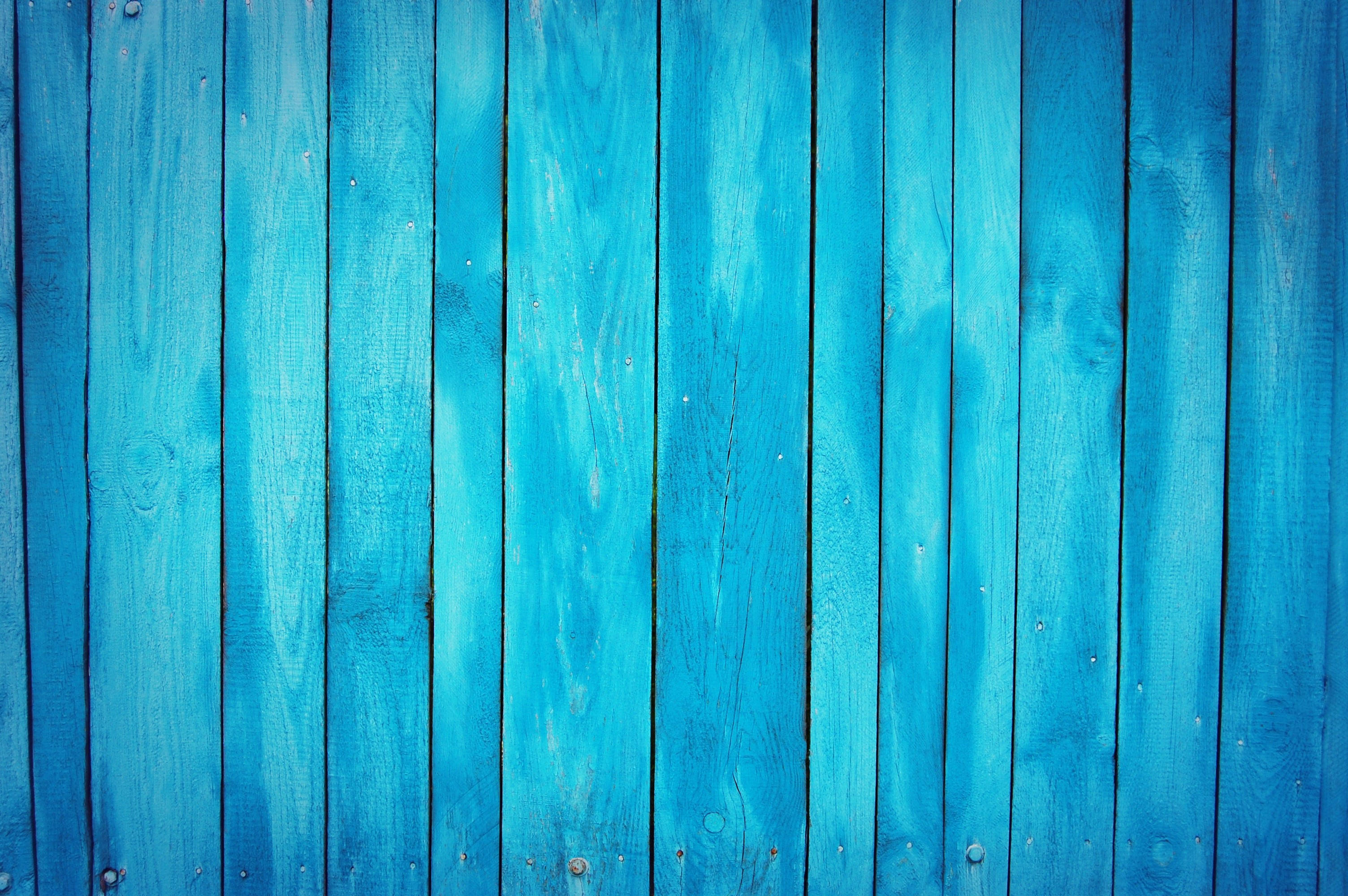 blue texture, wooden planks, natural grain, 2K Desktop Wallpaper