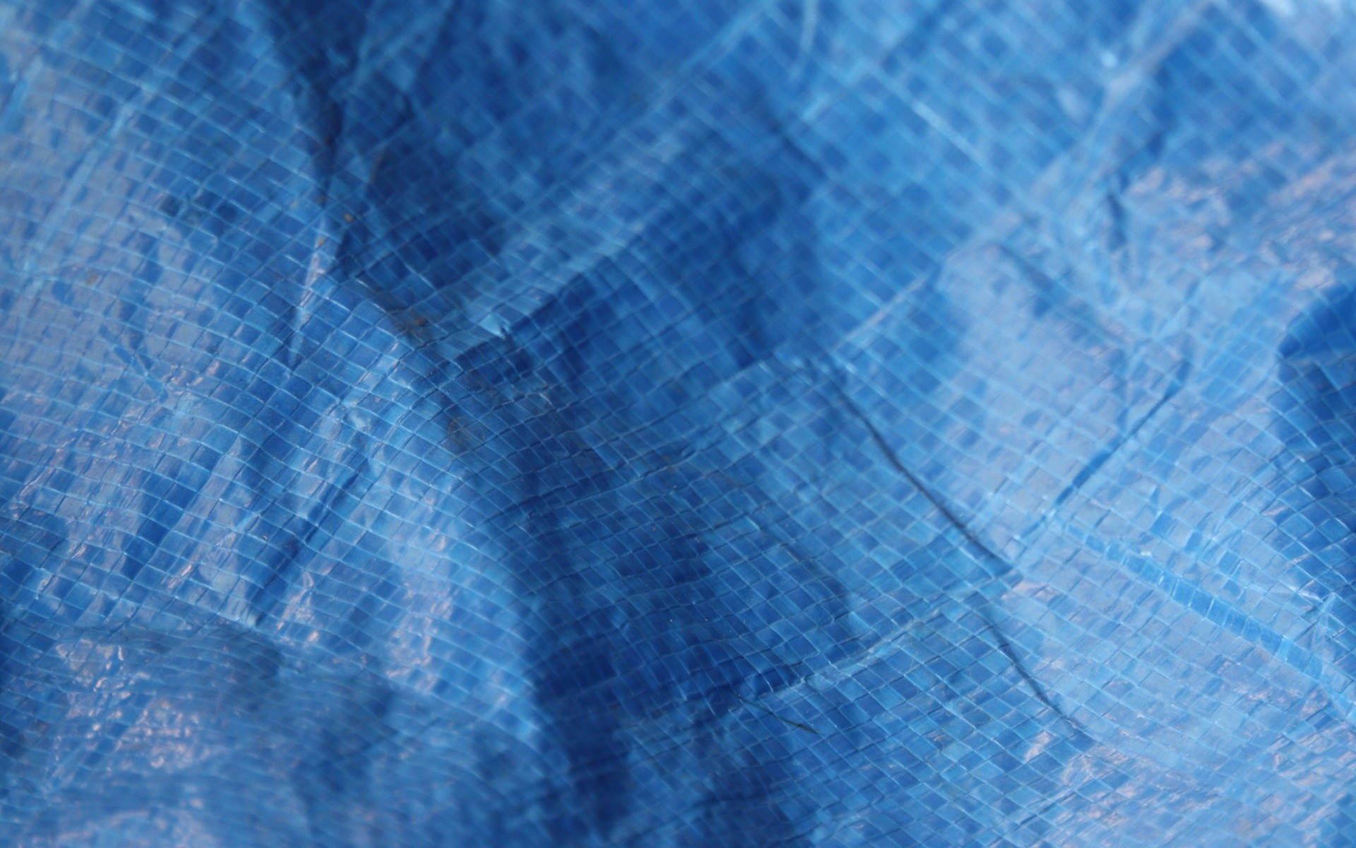 blue plastic tarp, grid texture, soft light reflections, Full HD Desktop Wallpaper