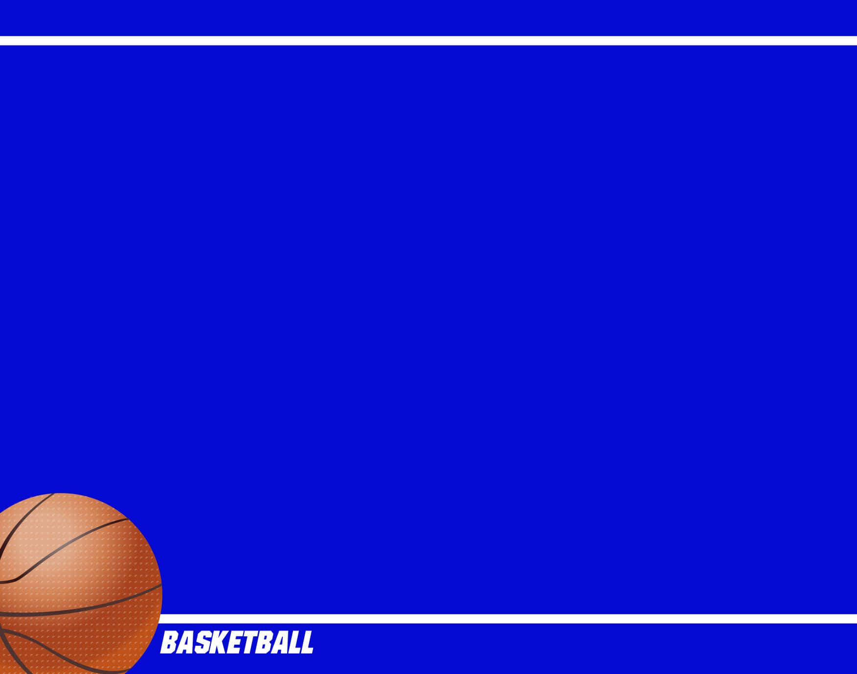 blue basketball, bold blue court, crisp white lines, HD Desktop Wallpaper