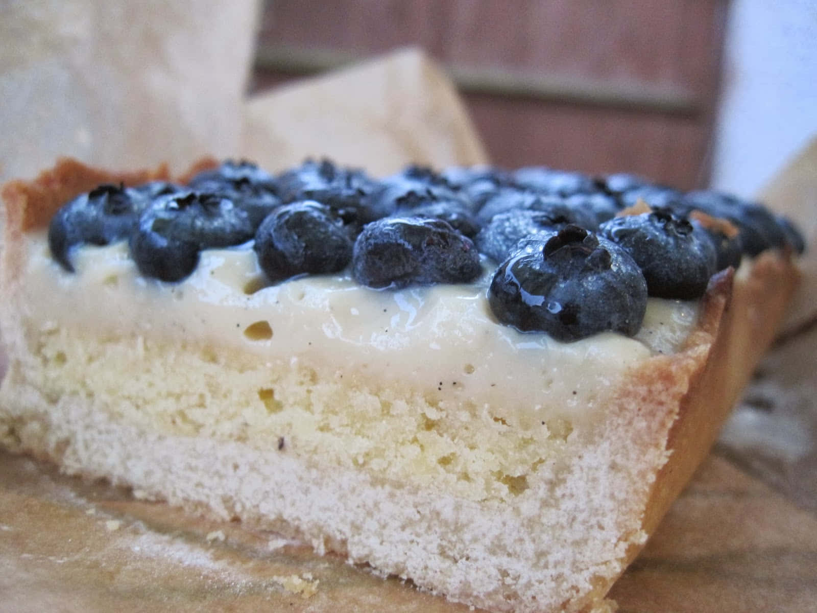 blueberries tart, blueberry tart, creamy filling, HD Desktop Wallpaper