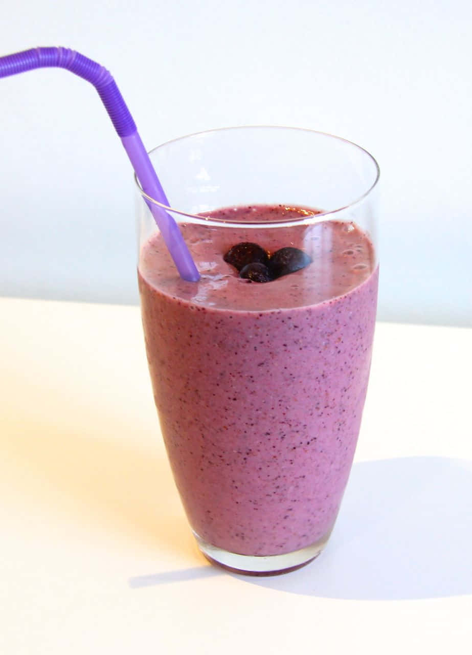 Blueberry Smoothie, vibrant purple, clear glass, HD Phone Wallpaper