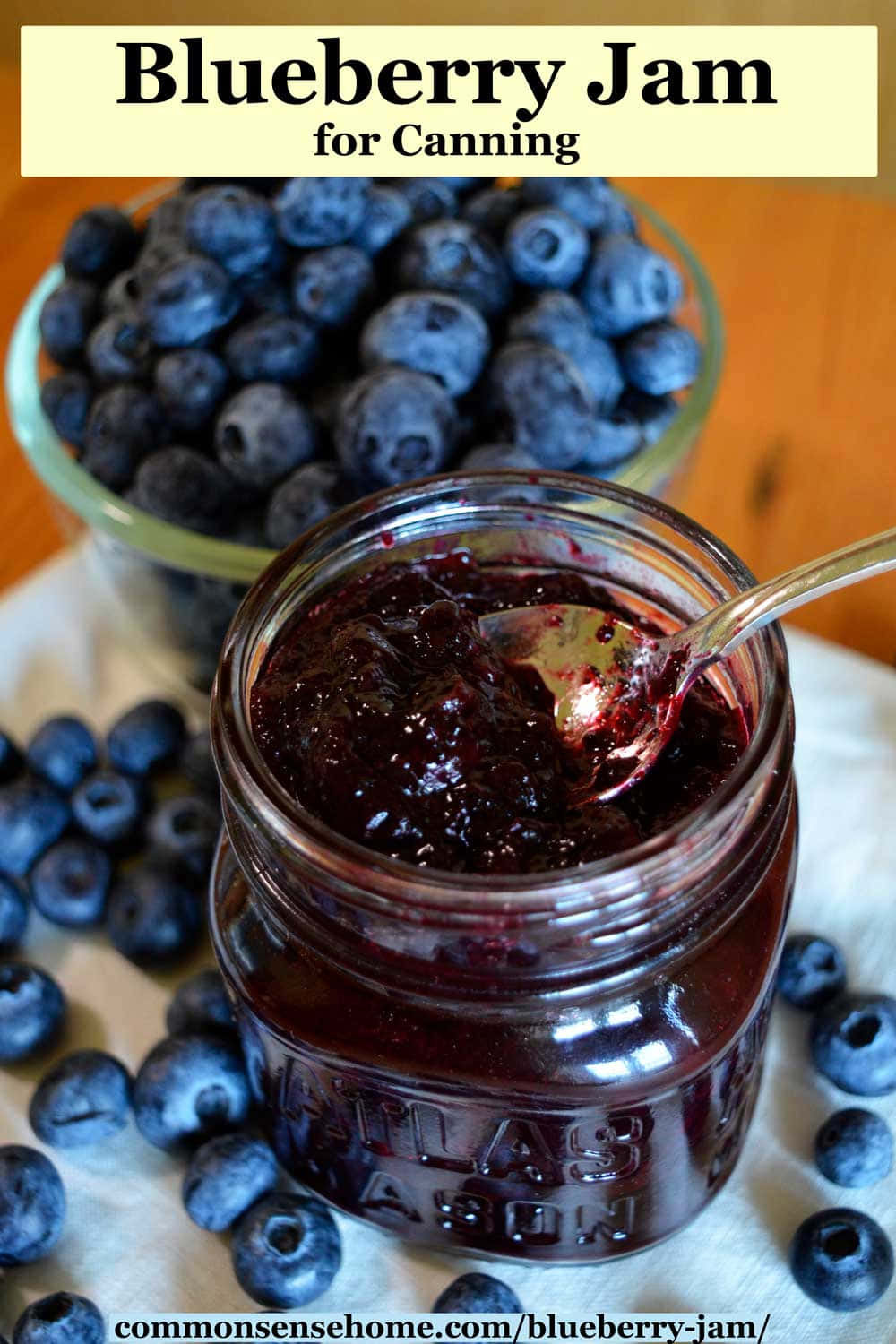 Blueberry Jam, glass jar, rich dark blueberry jam, HD Phone Wallpaper