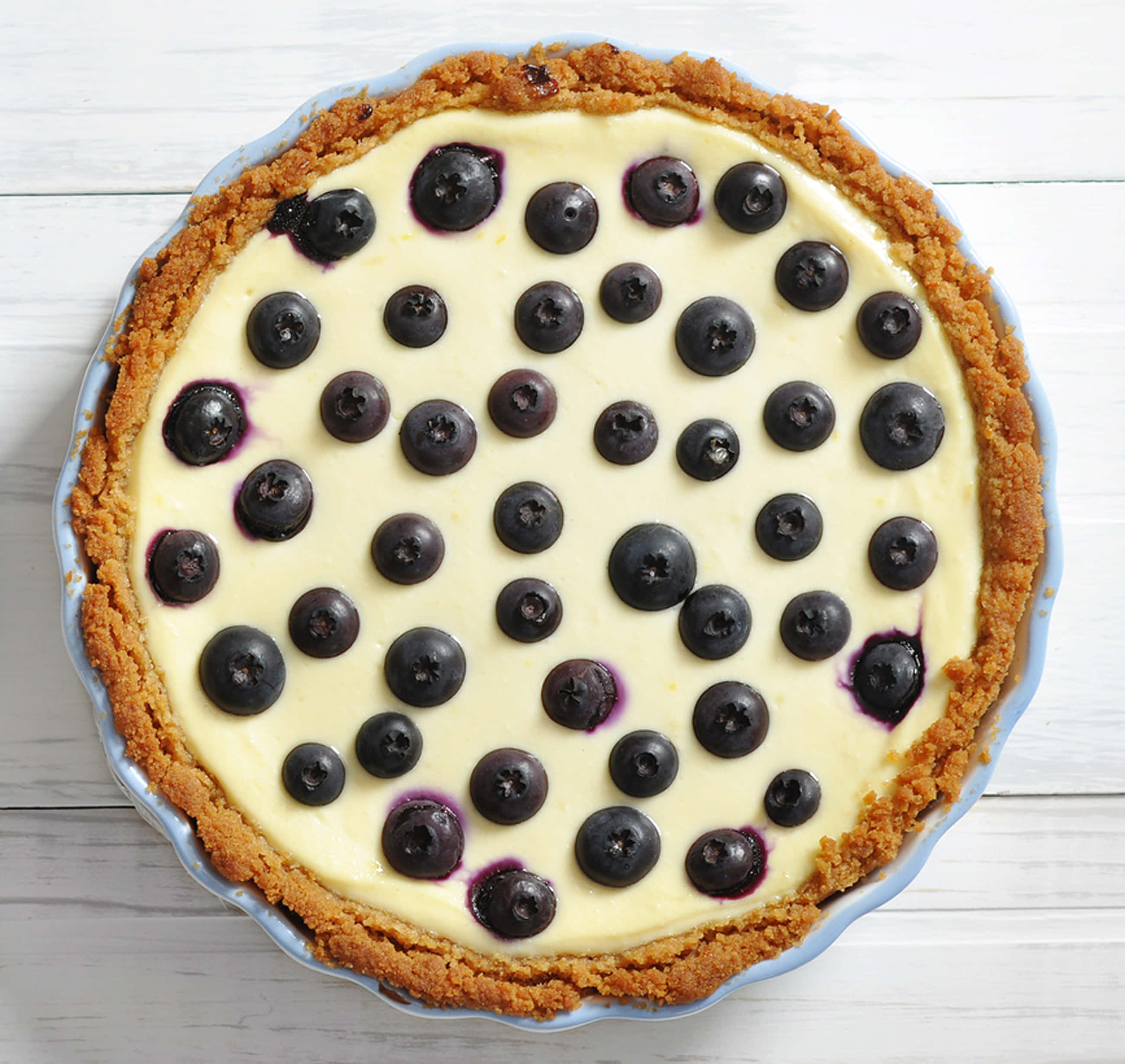 blueberry pie, golden crust, creamy blueberry pie, 2K Desktop Wallpaper