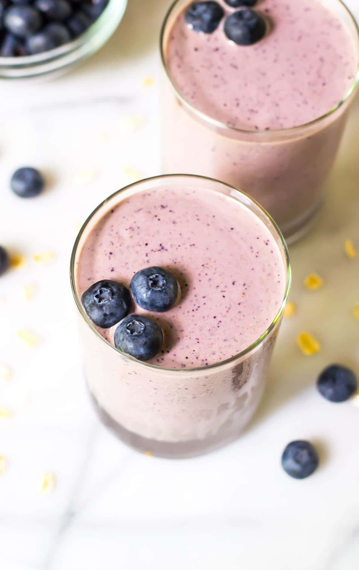 Blueberry Smoothie, creamy purple blueberry smoothie, fresh blueberries, HD Phone Wallpaper