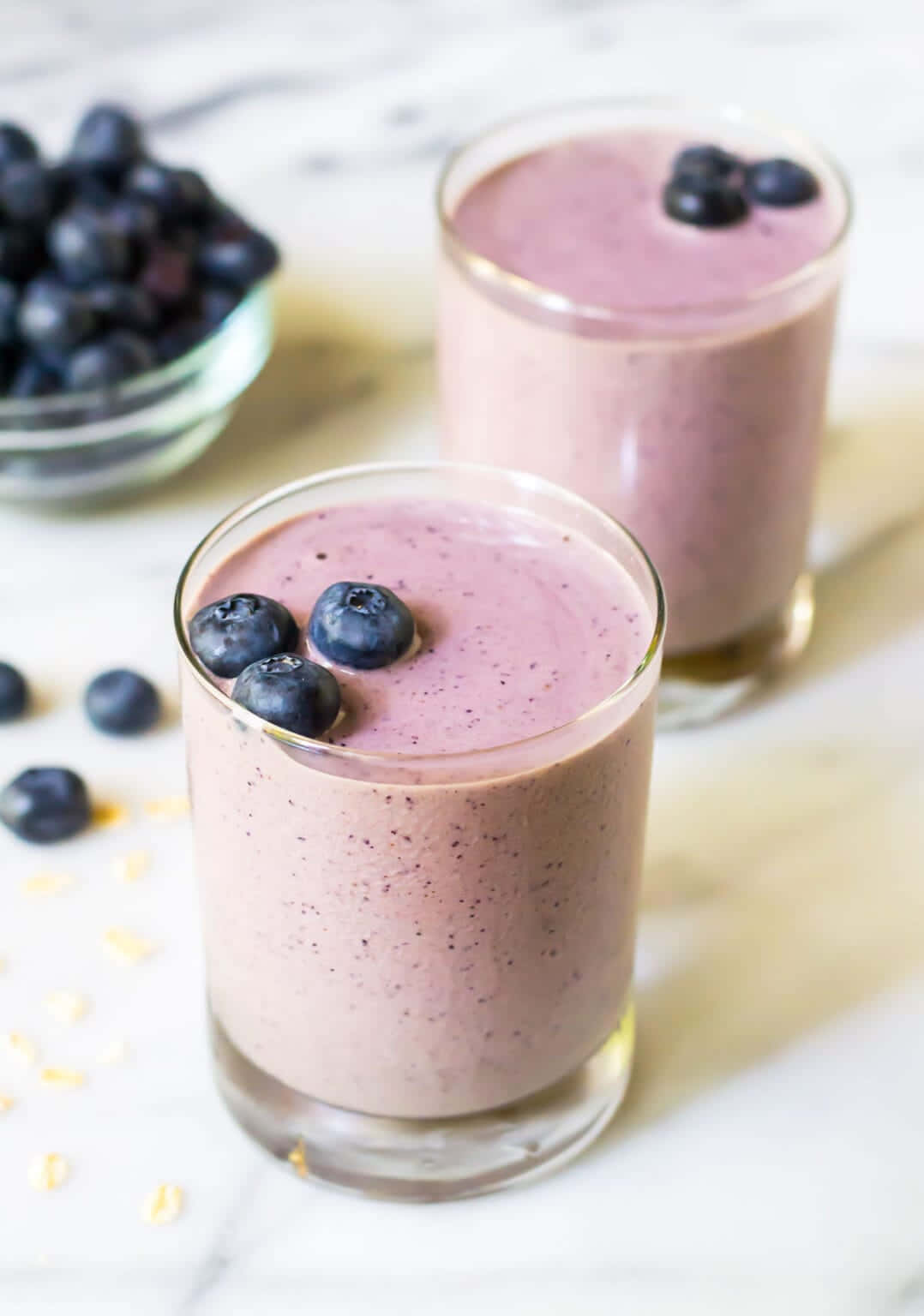 Blueberry Smoothie, creamy purple blueberry smoothie, fresh blueberries, HD Phone Wallpaper