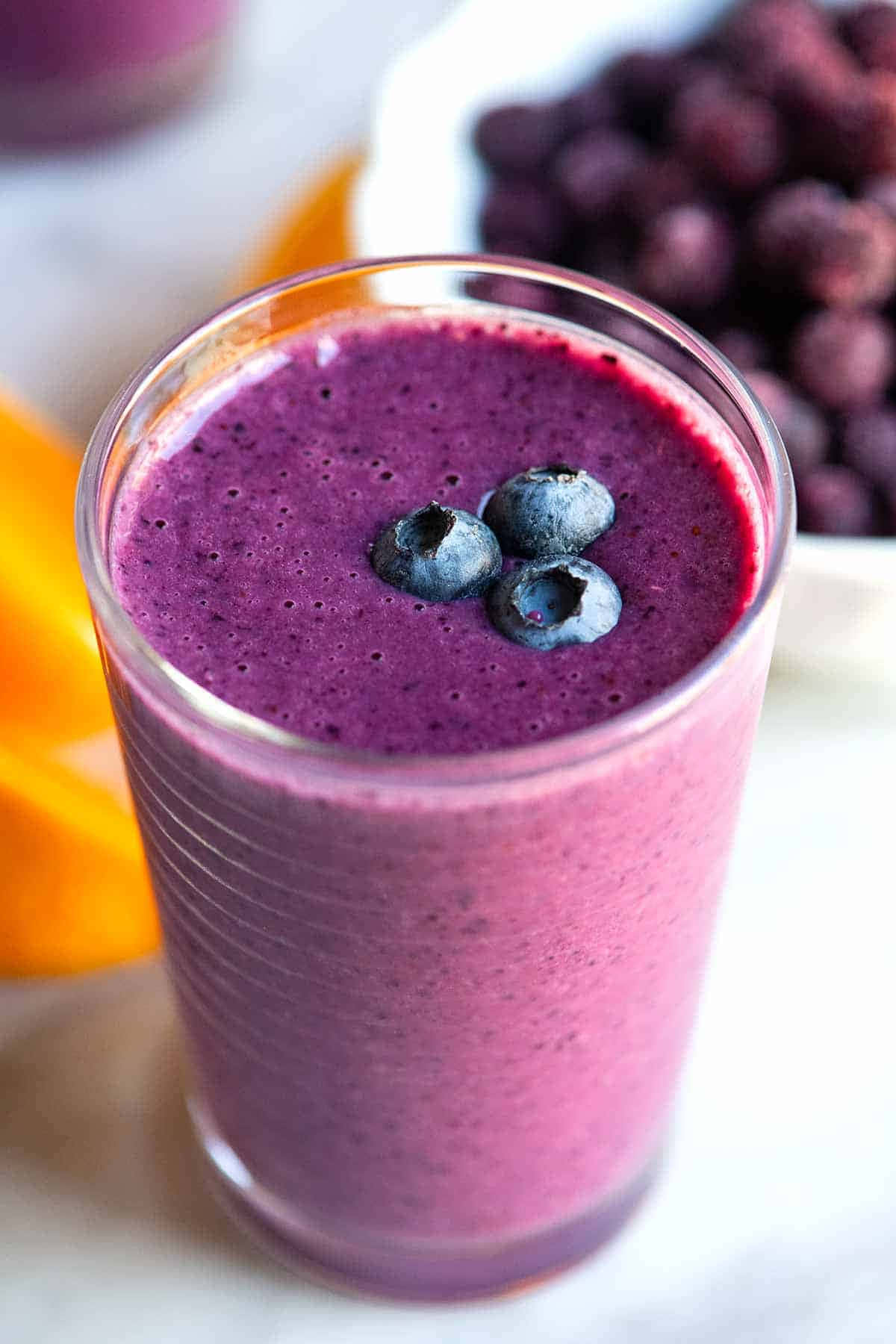 Blueberry Smoothie, vibrant purple, glass, HD Phone Wallpaper