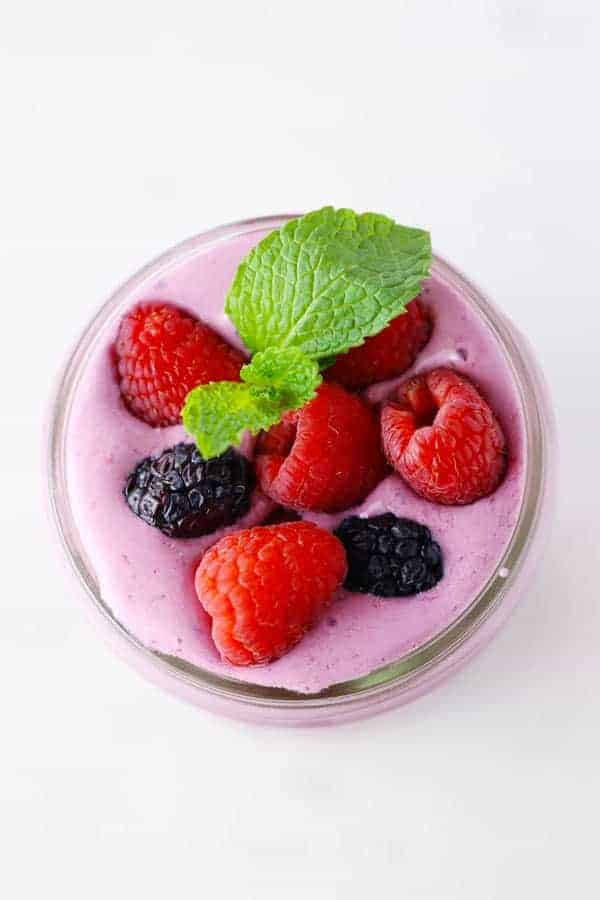 Loganberry Smoothie, pink smoothie, glass jar, SD Phone Wallpaper