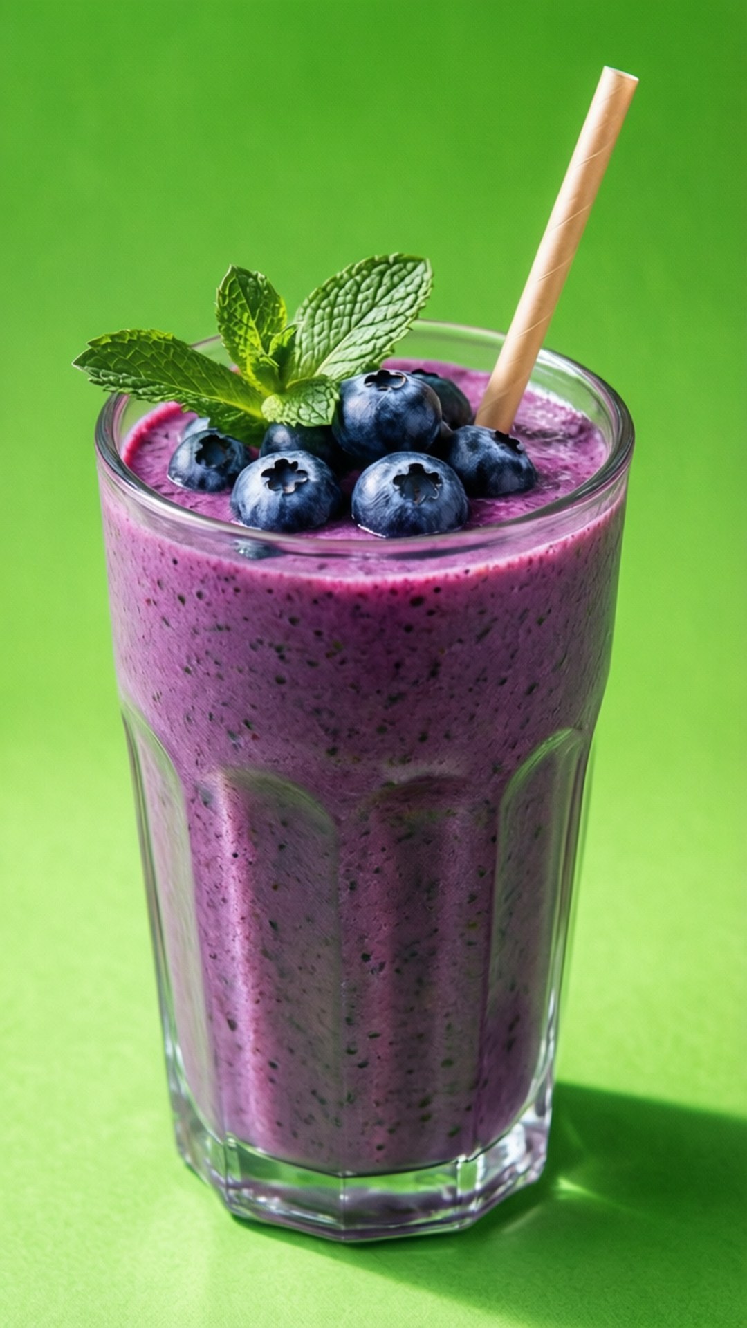 Blueberry Smoothie Cool, vibrant purple blueberry smoothie, glass, Full HD Phone Wallpaper