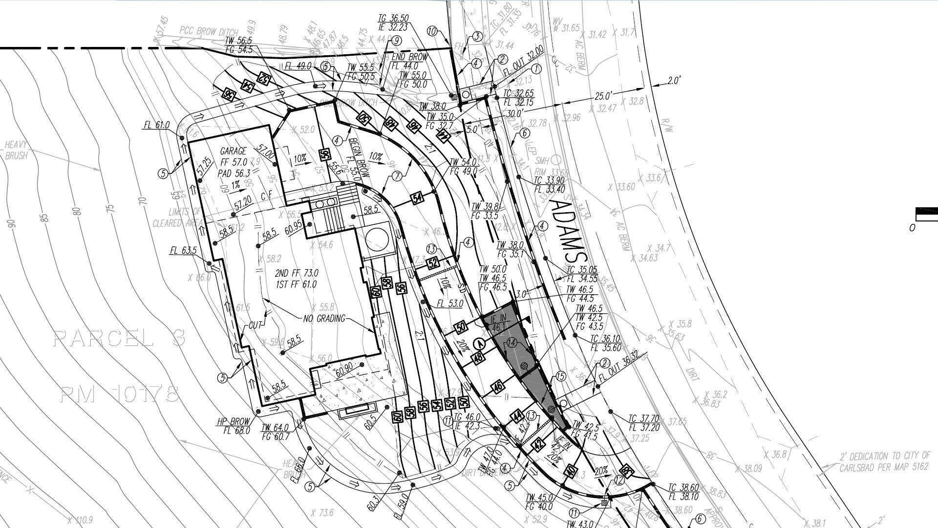 civil engineering blueprint, residential lot, garage dimensions, Full HD Desktop Wallpaper