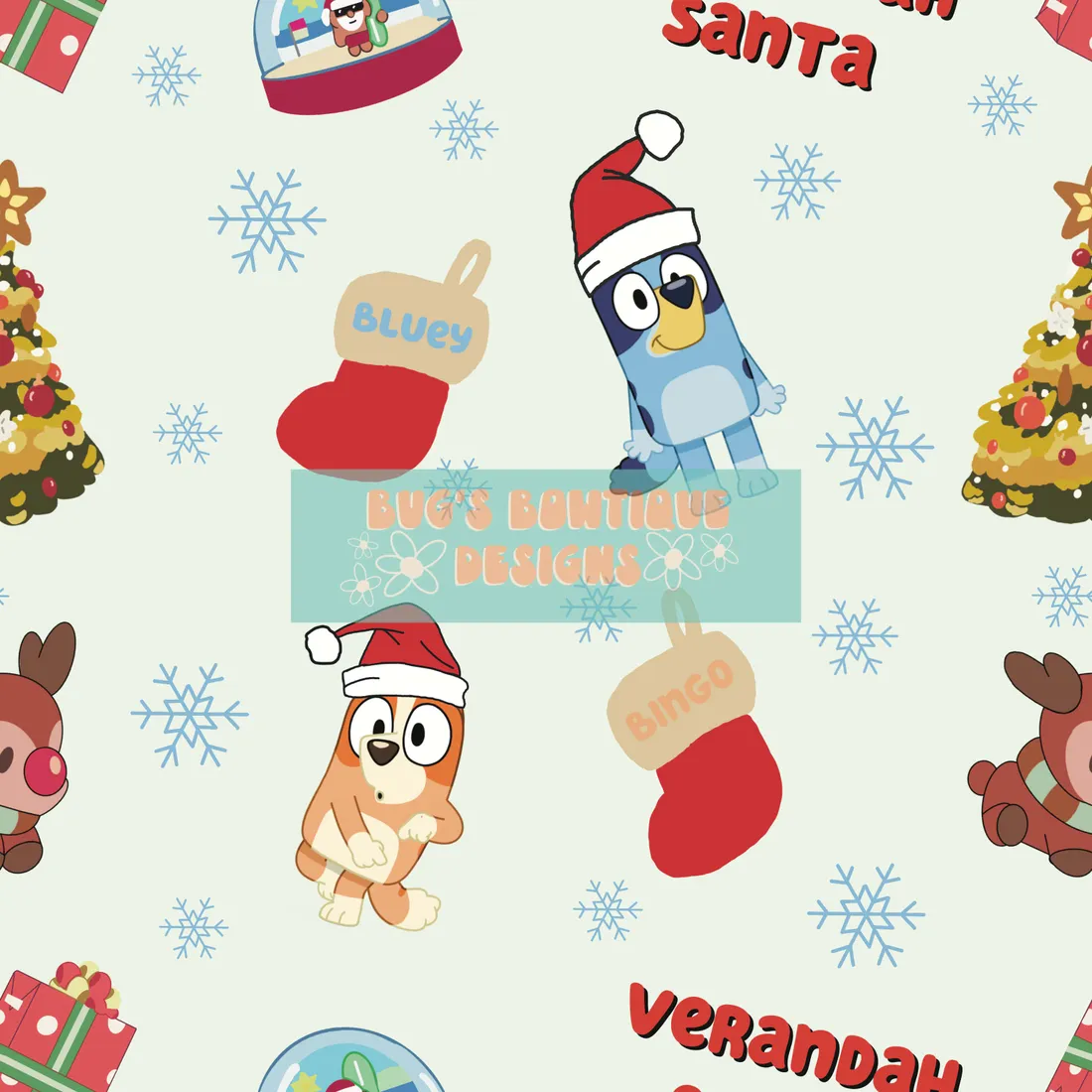 Bluey Christmas Wallpapers