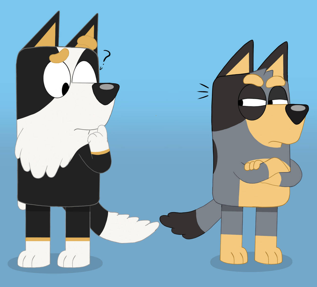 Bluey, OC Characters, blue heeler dogs, HD Desktop Wallpaper