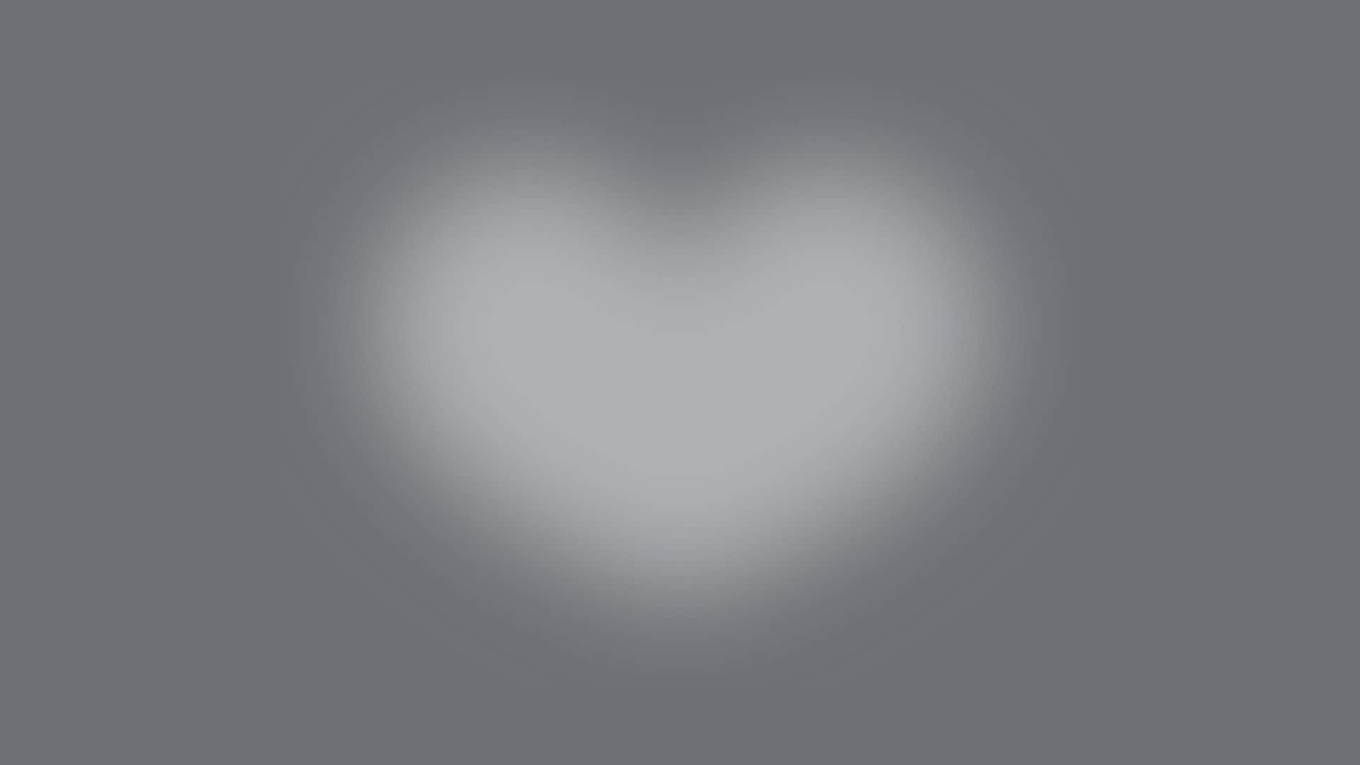 abstract blurry heart shape, soft glowing heart shape, muted gray background, Full HD Desktop Wallpaper