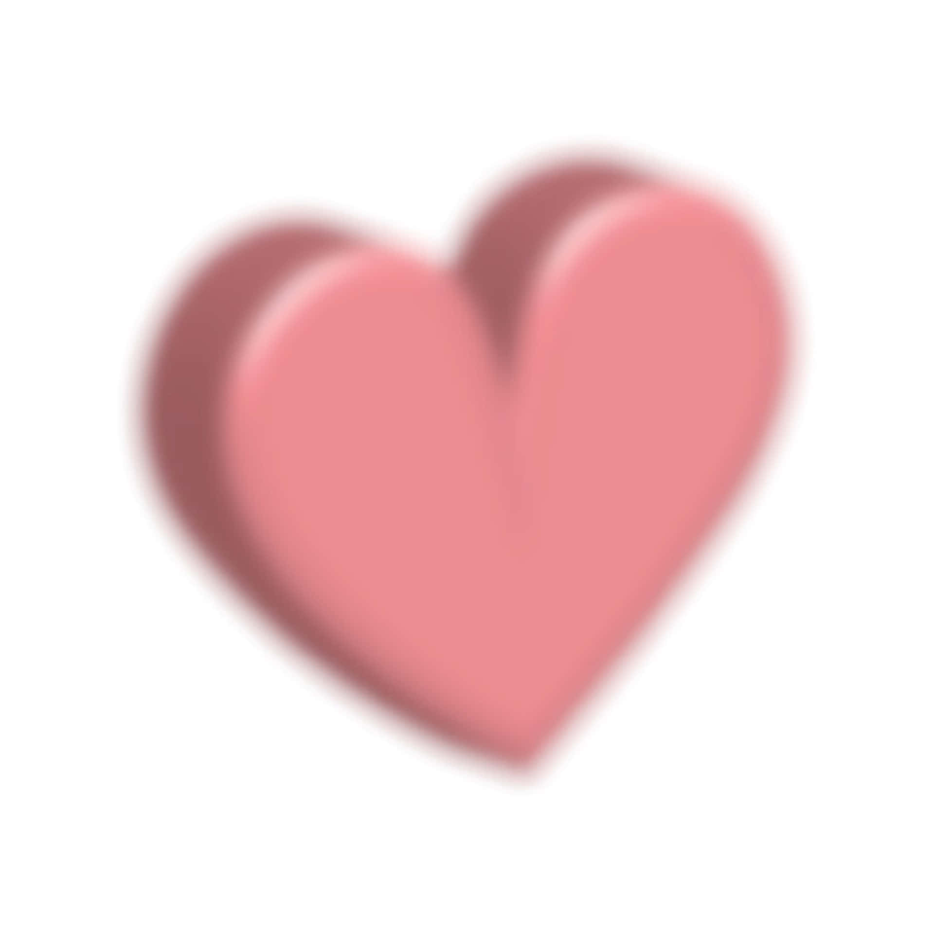 blurred pink heart, soft pink heart, gentle shadowing, Full HD Desktop Wallpaper