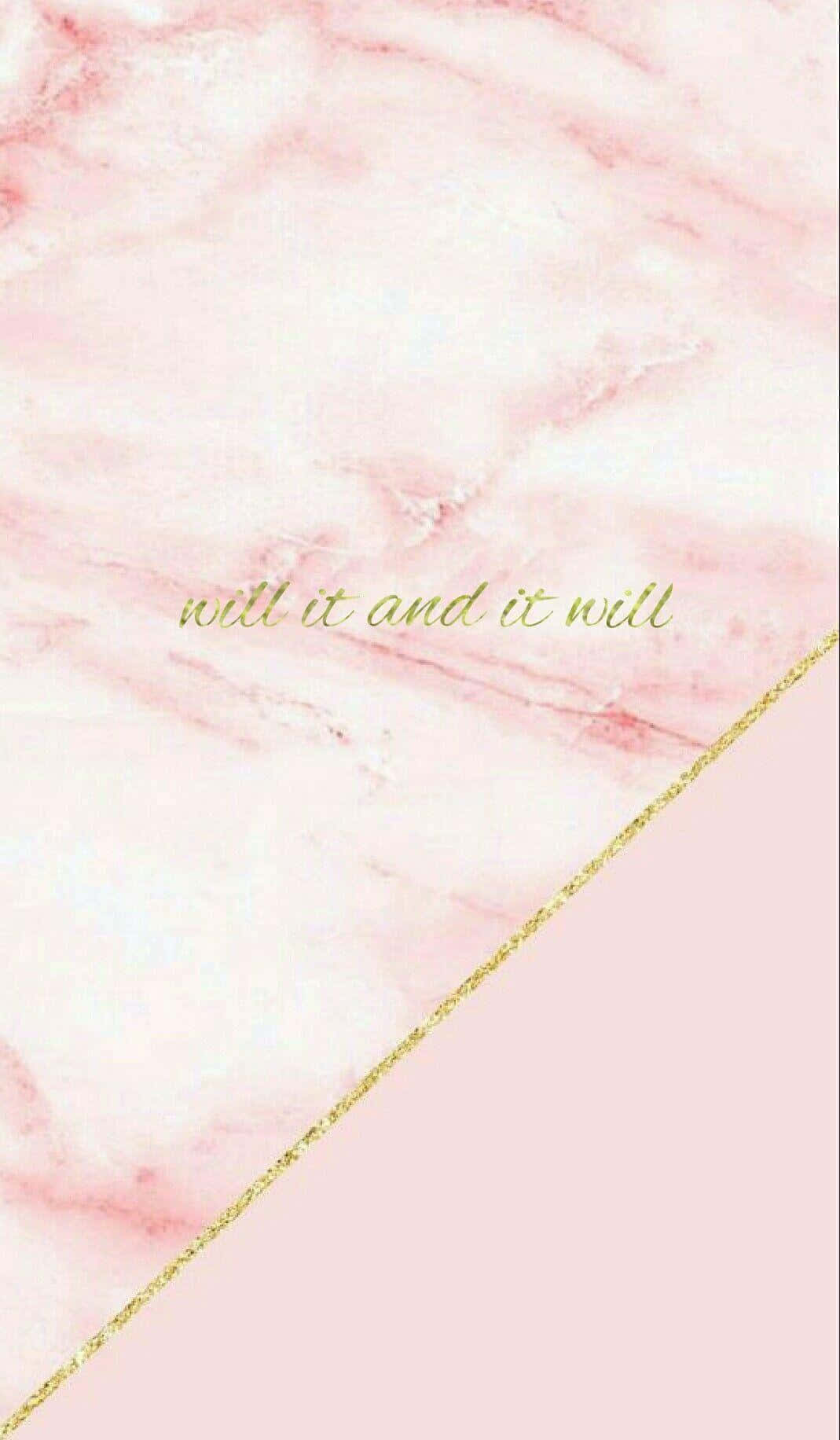 Blush Pink, marble texture, gold glitter diagonal line, HD Phone Wallpaper