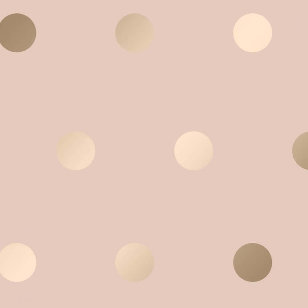 blush, polka dot, beige, SD Desktop Wallpaper