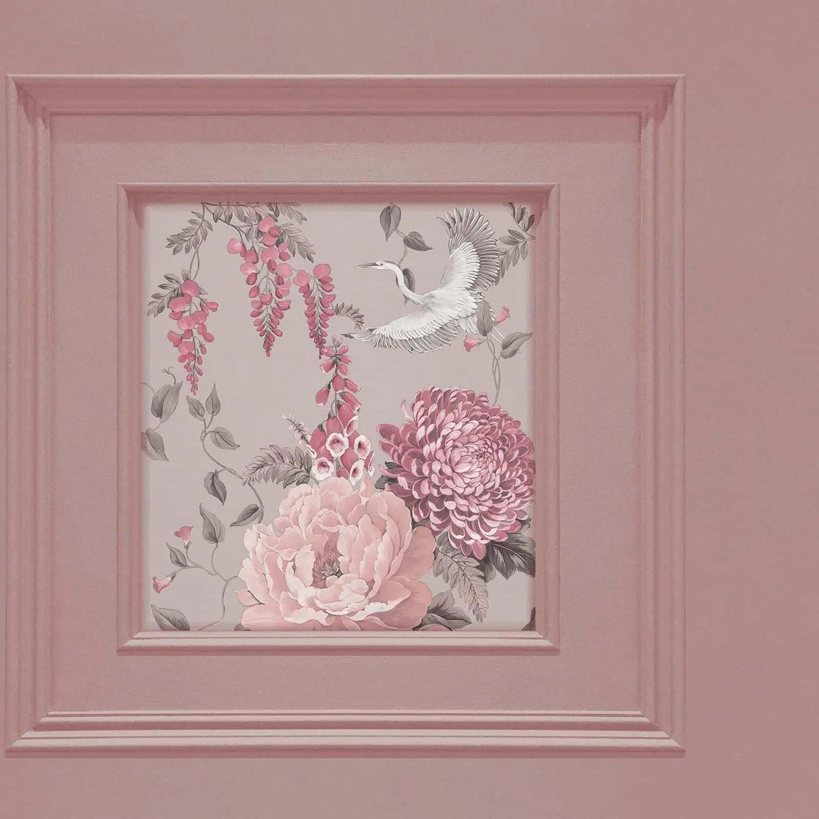 Blush, pink peonies, wisteria, HD Desktop Wallpaper