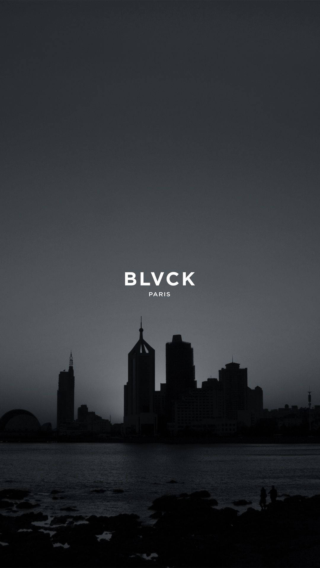 Blvck Paris, Paris skyline, dusk, Full HD Phone Wallpaper