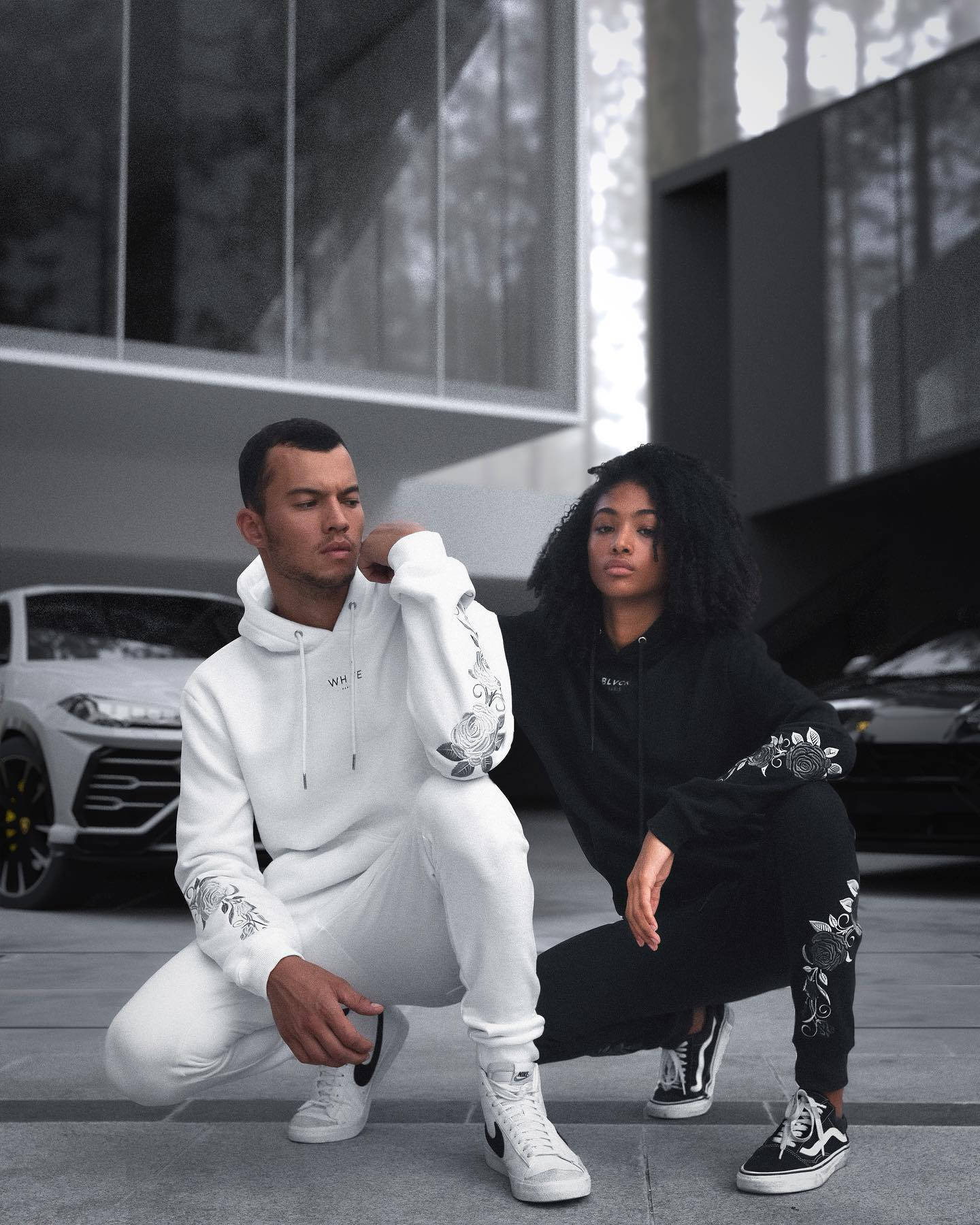 Blvck Paris, streetwear, couples, HD Phone Wallpaper