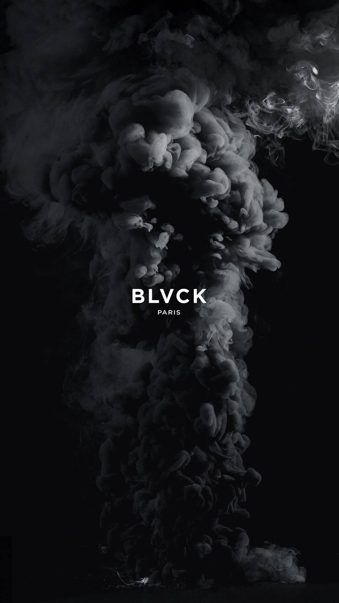 Blvck Paris, monochrome plume, swirling smoke, Full HD Phone Wallpaper