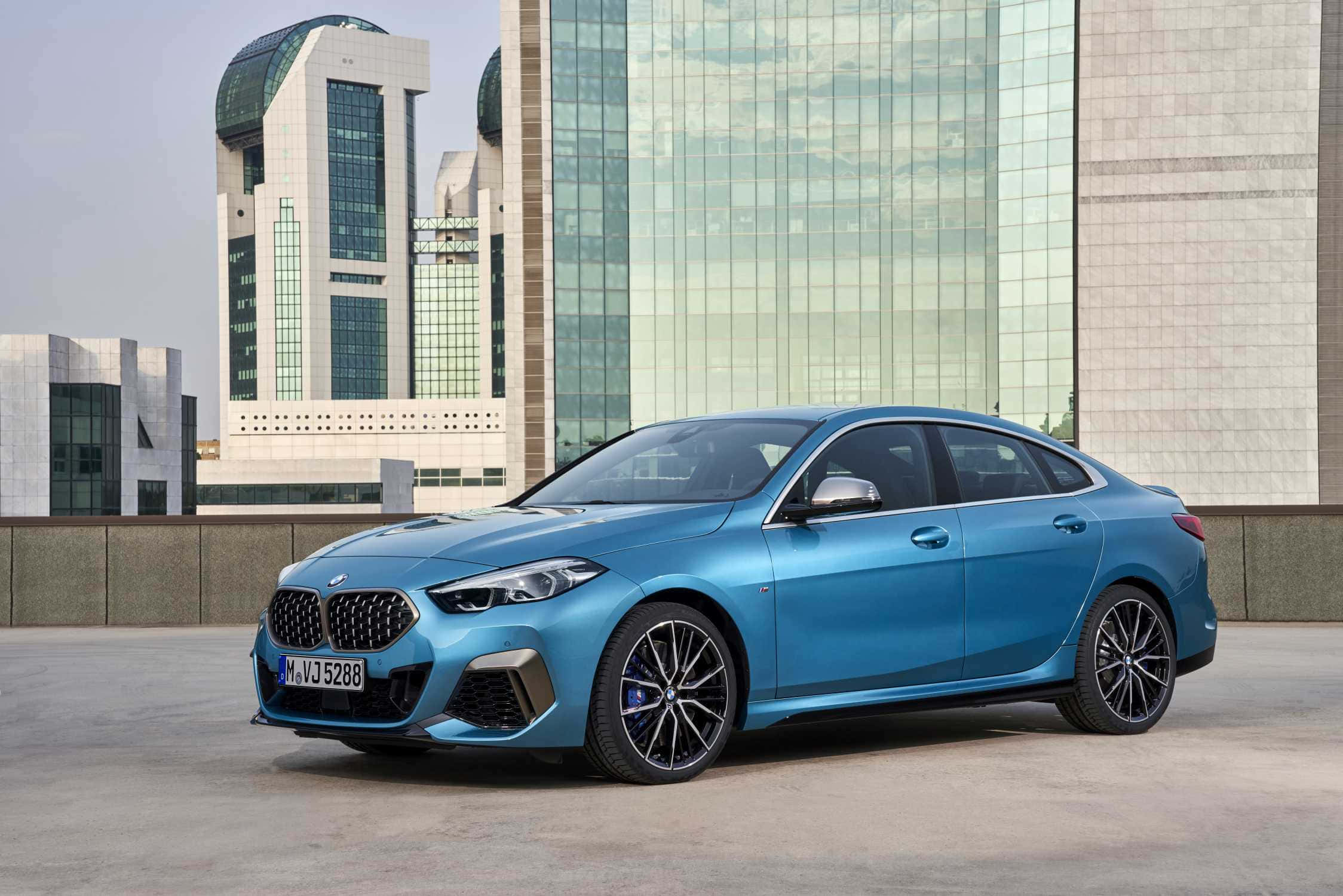 BMW 2 Series, blue, sleek, Full HD Desktop Wallpaper
