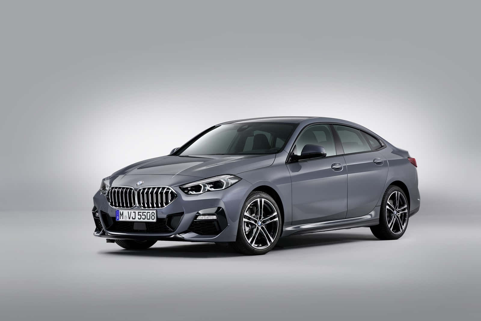 BMW 2 Series, gray, sporty alloy wheels, HD Desktop Wallpaper