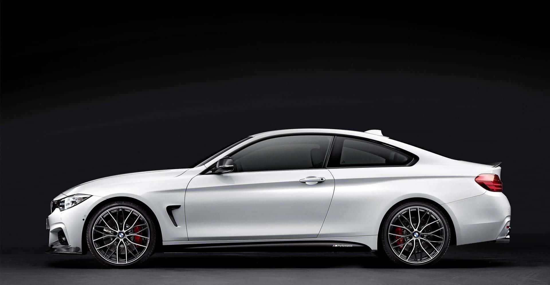 BMW 4 Series, silver, black rims, Full HD Desktop Wallpaper