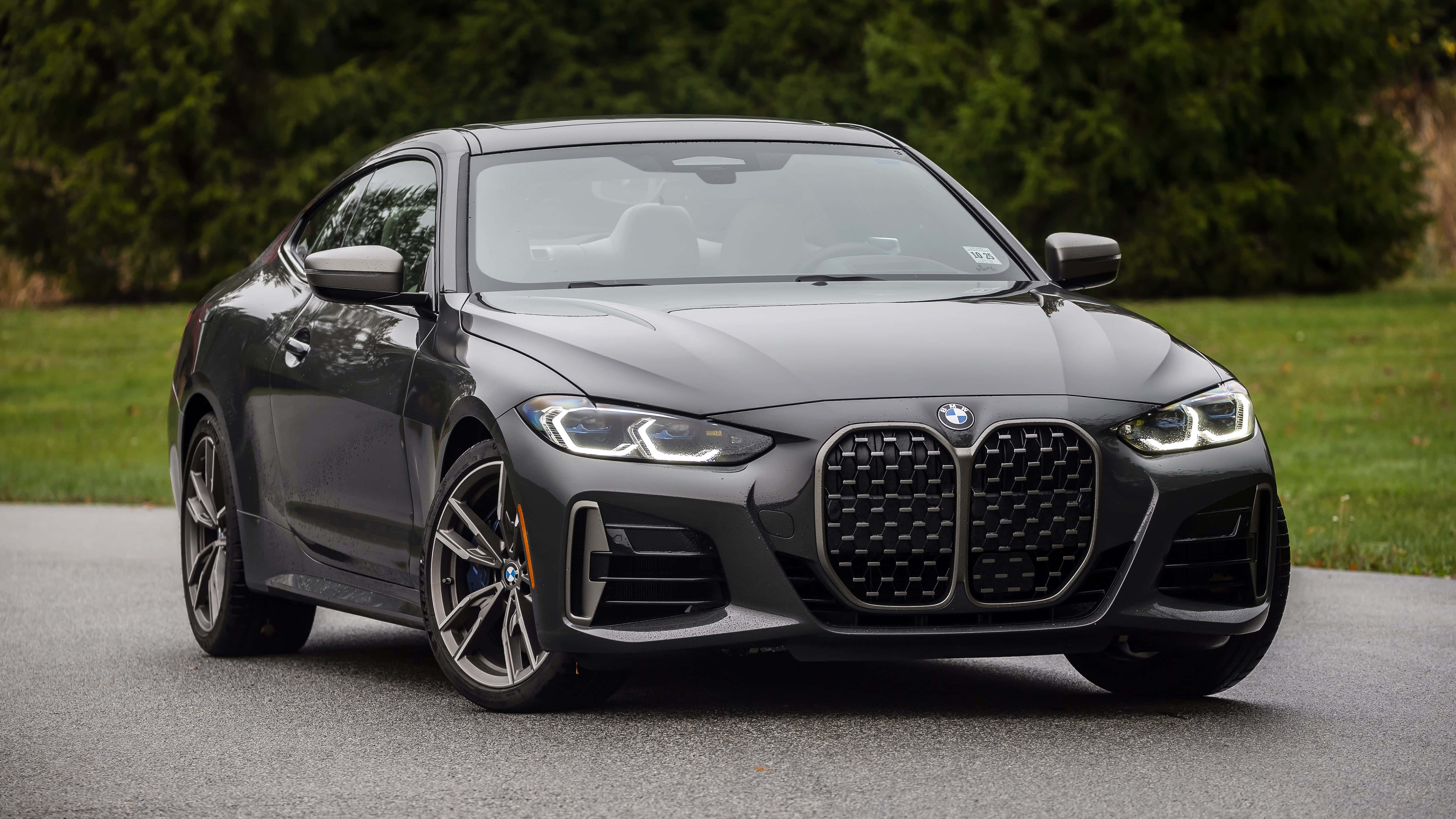 BMW 440i, matte gray, coupe, 5K Desktop Wallpaper