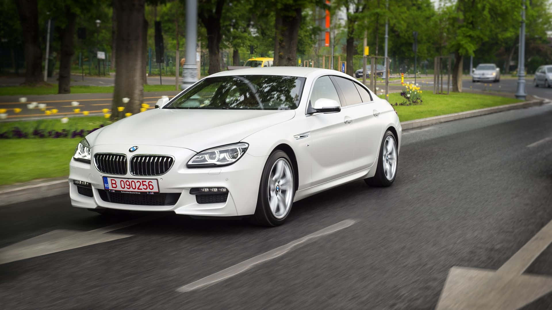 BMW 6 Series, white, coupe, Full HD Desktop Wallpaper