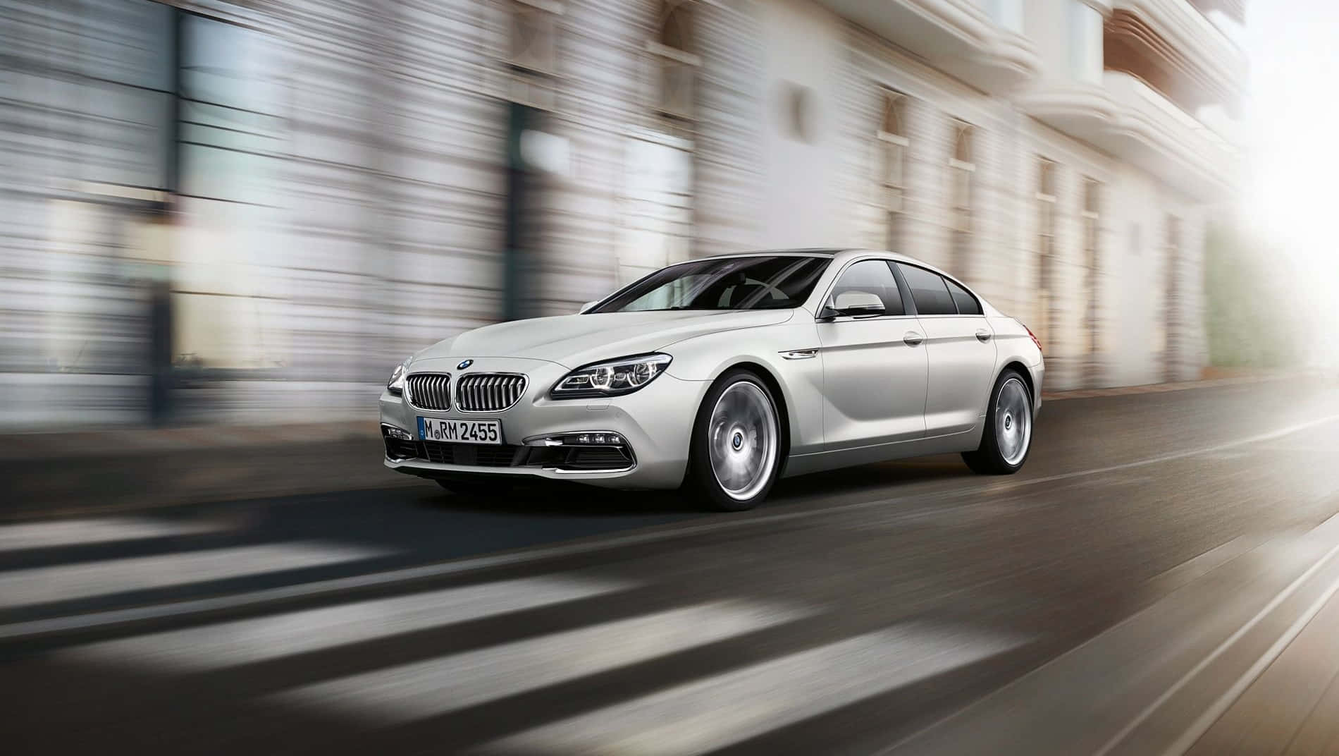 BMW 6 Series, silver, sleek, HD Desktop Wallpaper