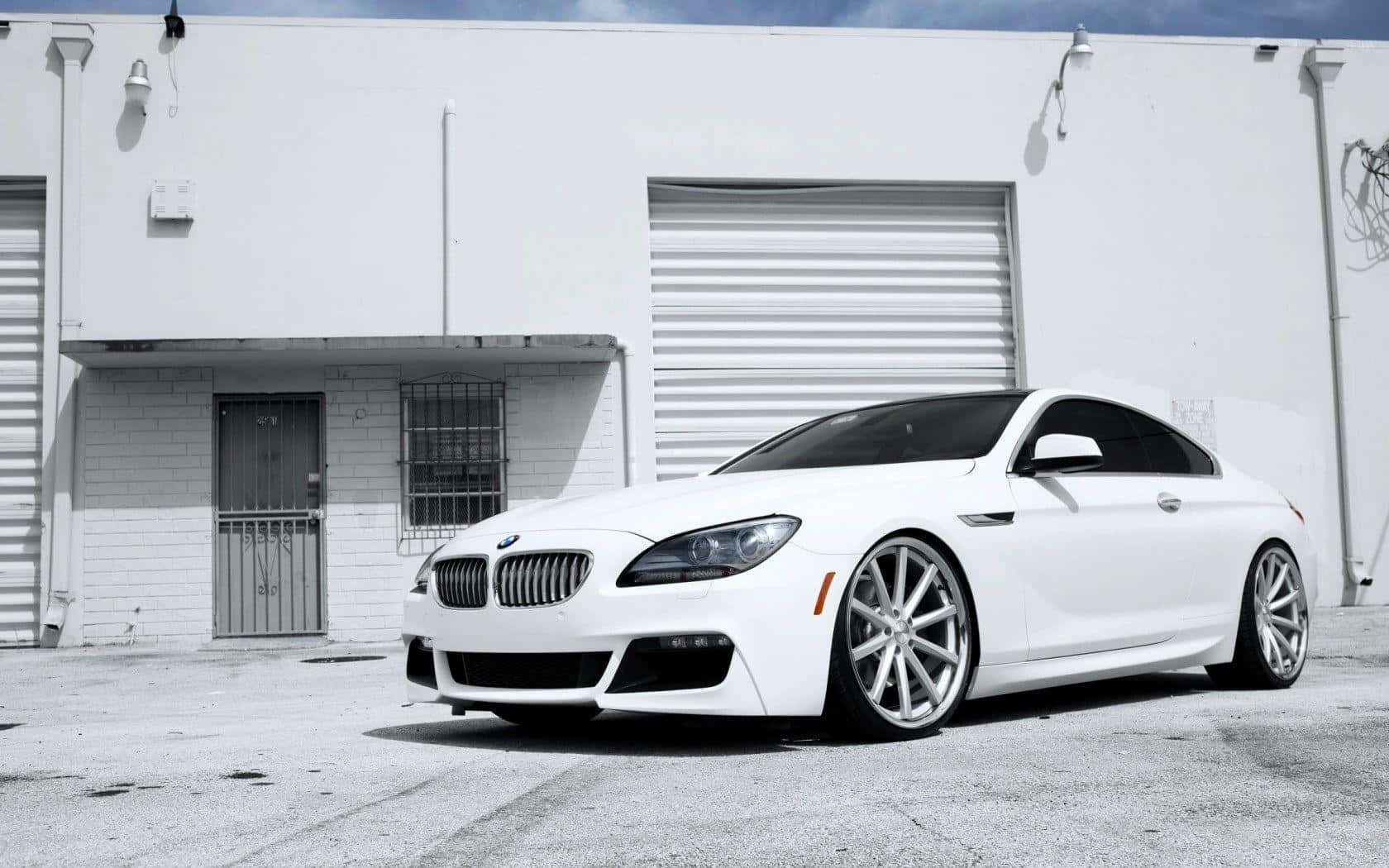 BMW 6 Series, white, sports coupe, HD Desktop Wallpaper