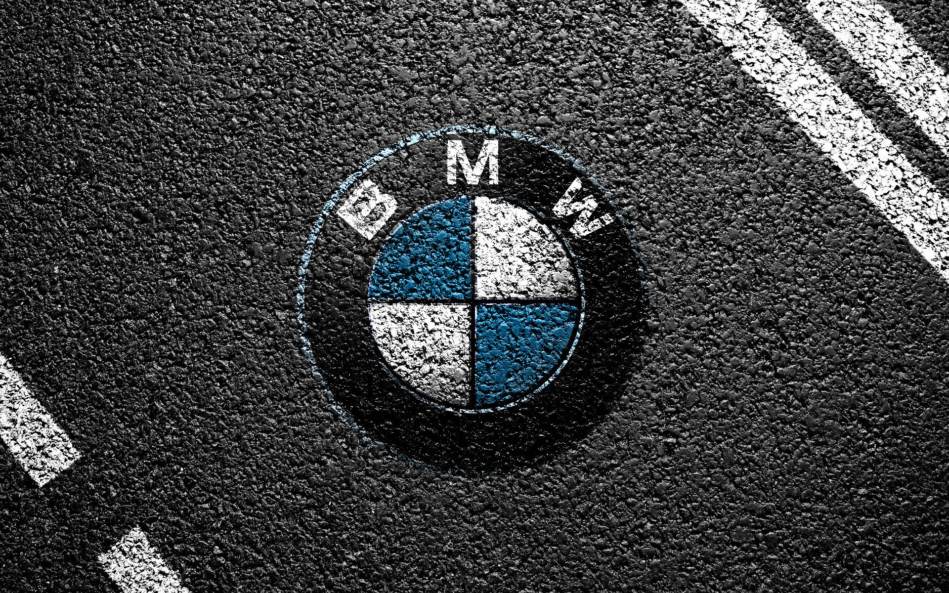 BMW, Black, City Street, Full HD Desktop Wallpaper