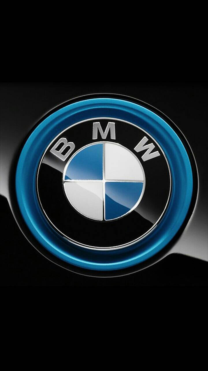 BMW, iPhone X, blue emblem, HD Phone Wallpaper