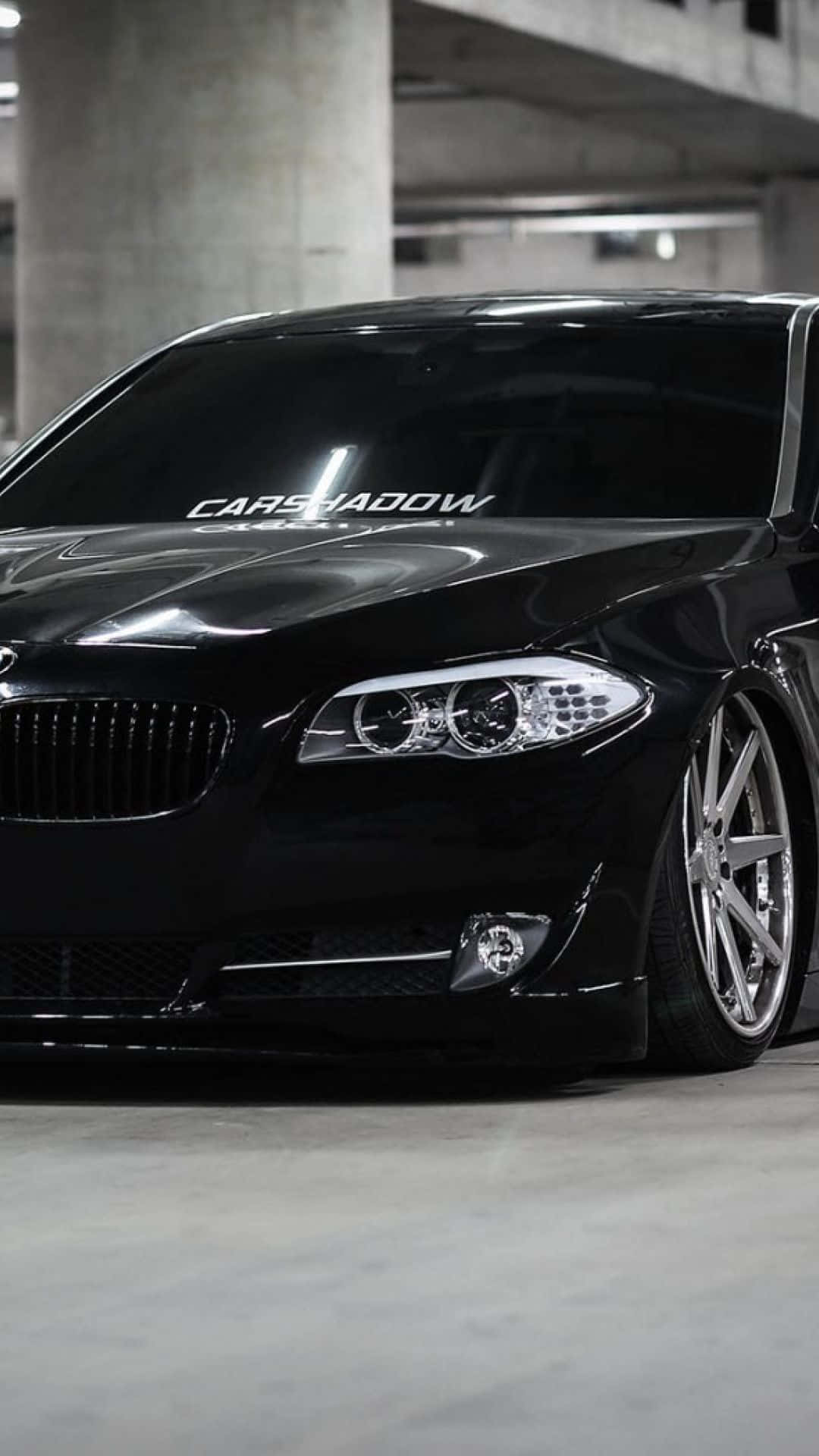 BMW, iPhone X, glossy black, Full HD Phone Wallpaper
