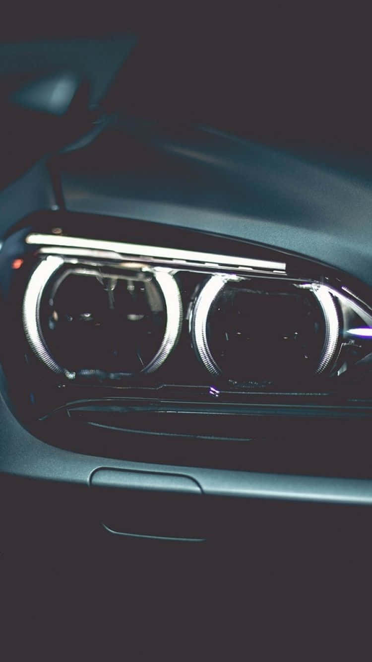 Bmw, headlights, iPhone, HD Phone Wallpaper