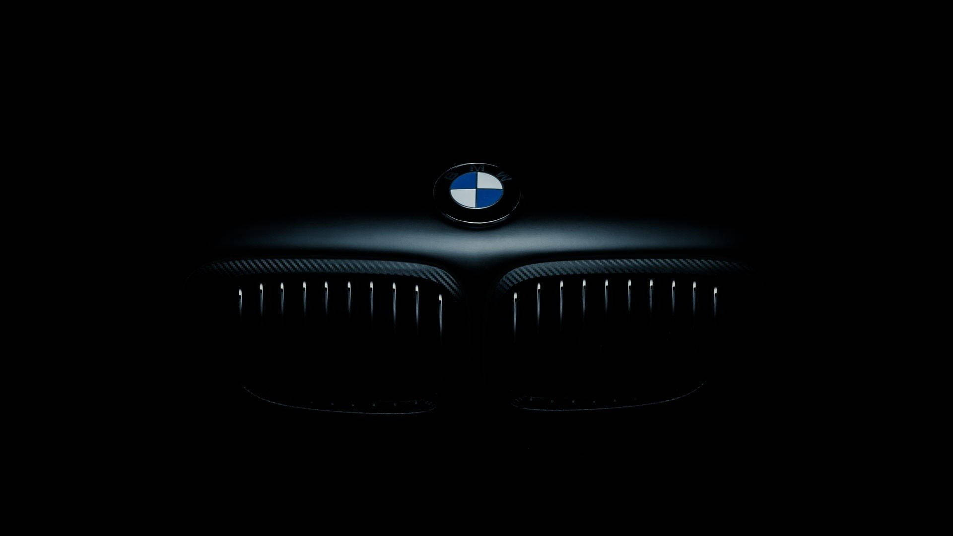 BMW, round logo, grille, Full HD Desktop Wallpaper