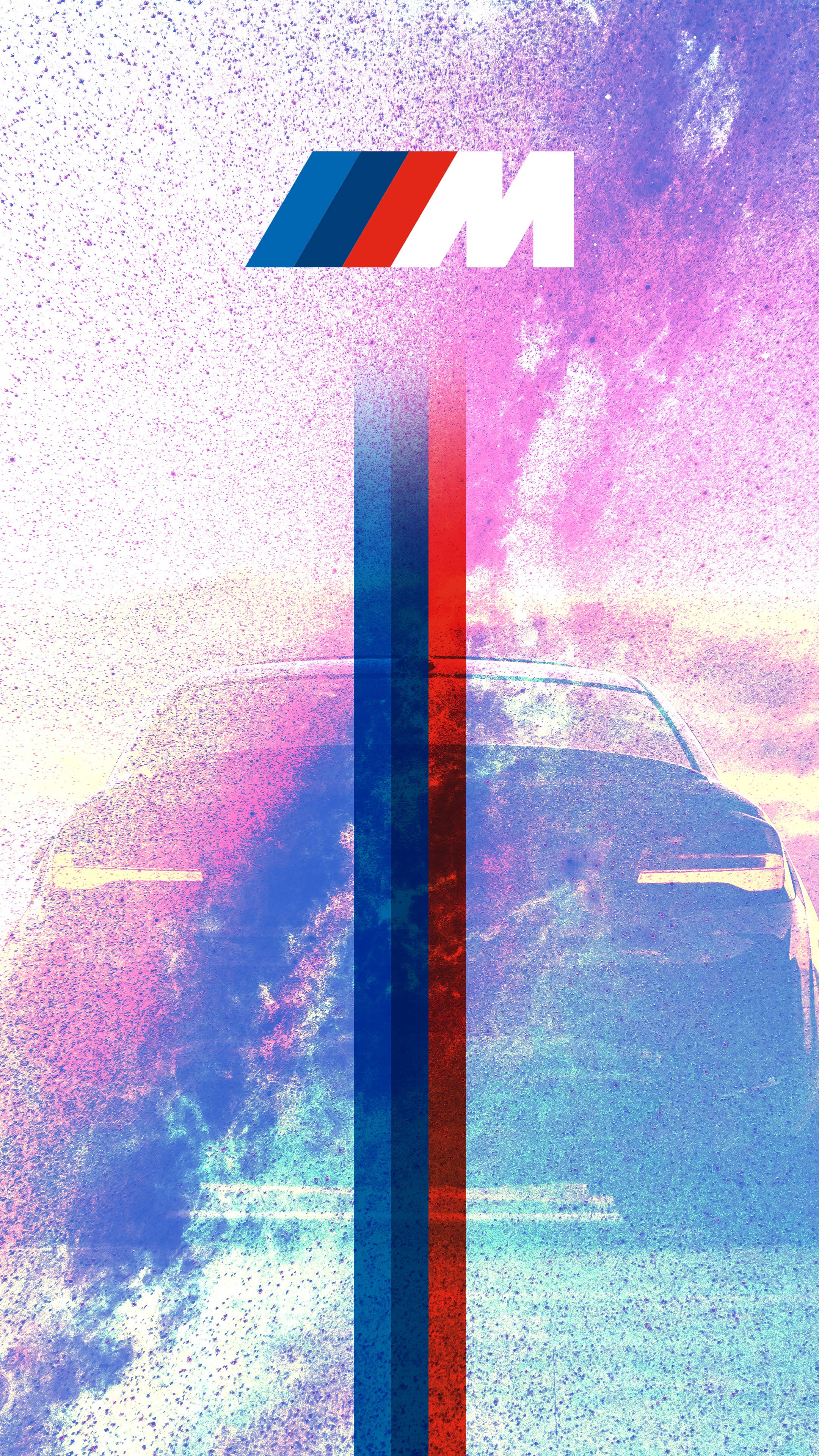 BMW M, blue, red, 4K Phone Wallpaper