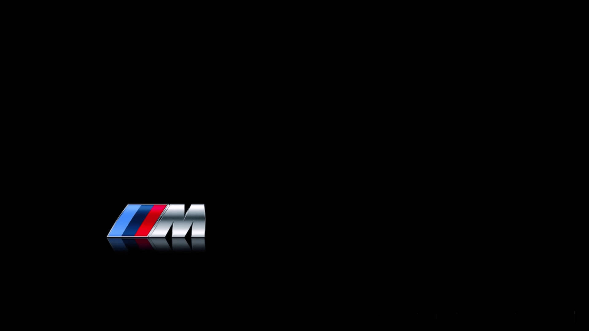 BMW M Logo, shiny, blue red and silver stripes, Full HD Desktop Wallpaper
