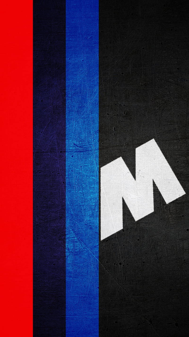 BMW M, red, blue, HD Phone Wallpaper