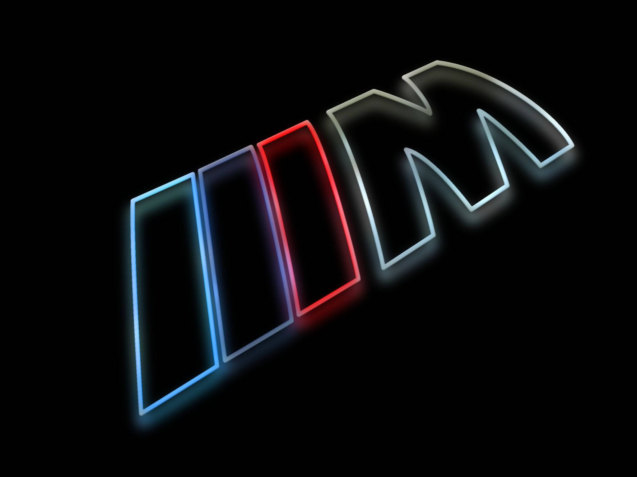 neon, BMW M, blue, Full HD Desktop Wallpaper