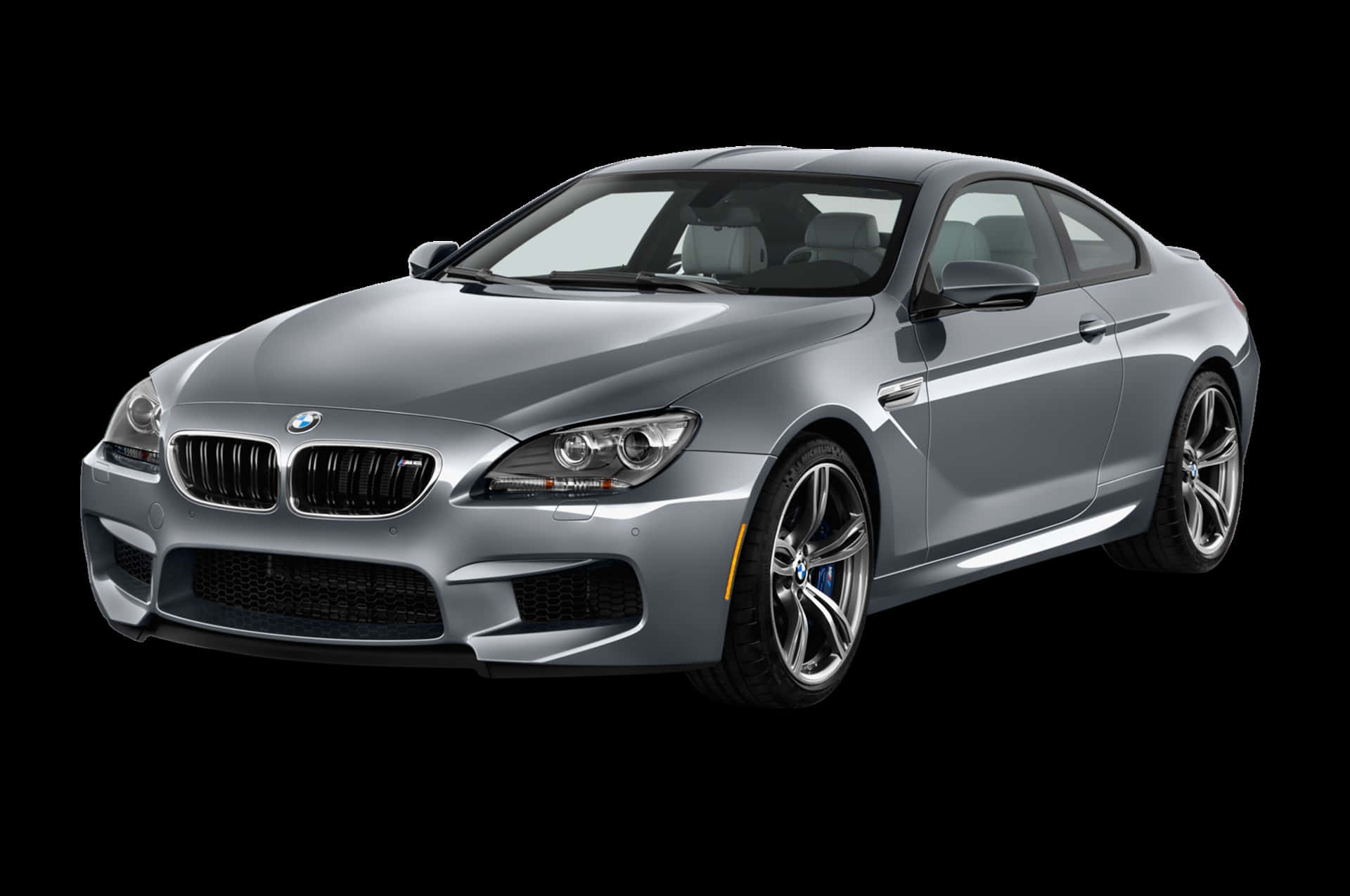 BMW M6, silver, studio lights, Full HD Desktop Wallpaper