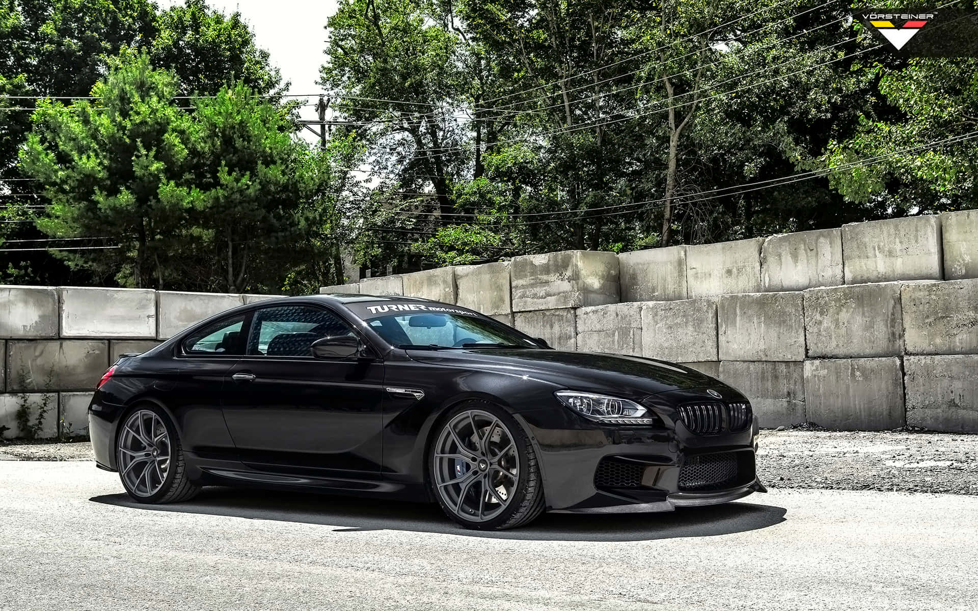 BMW M6, black, gravel, Full HD Desktop Wallpaper