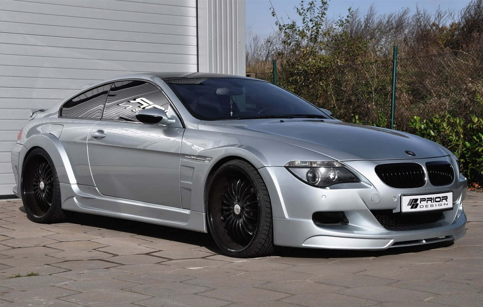 BMW M6, silver, black rims, HD Desktop Wallpaper
