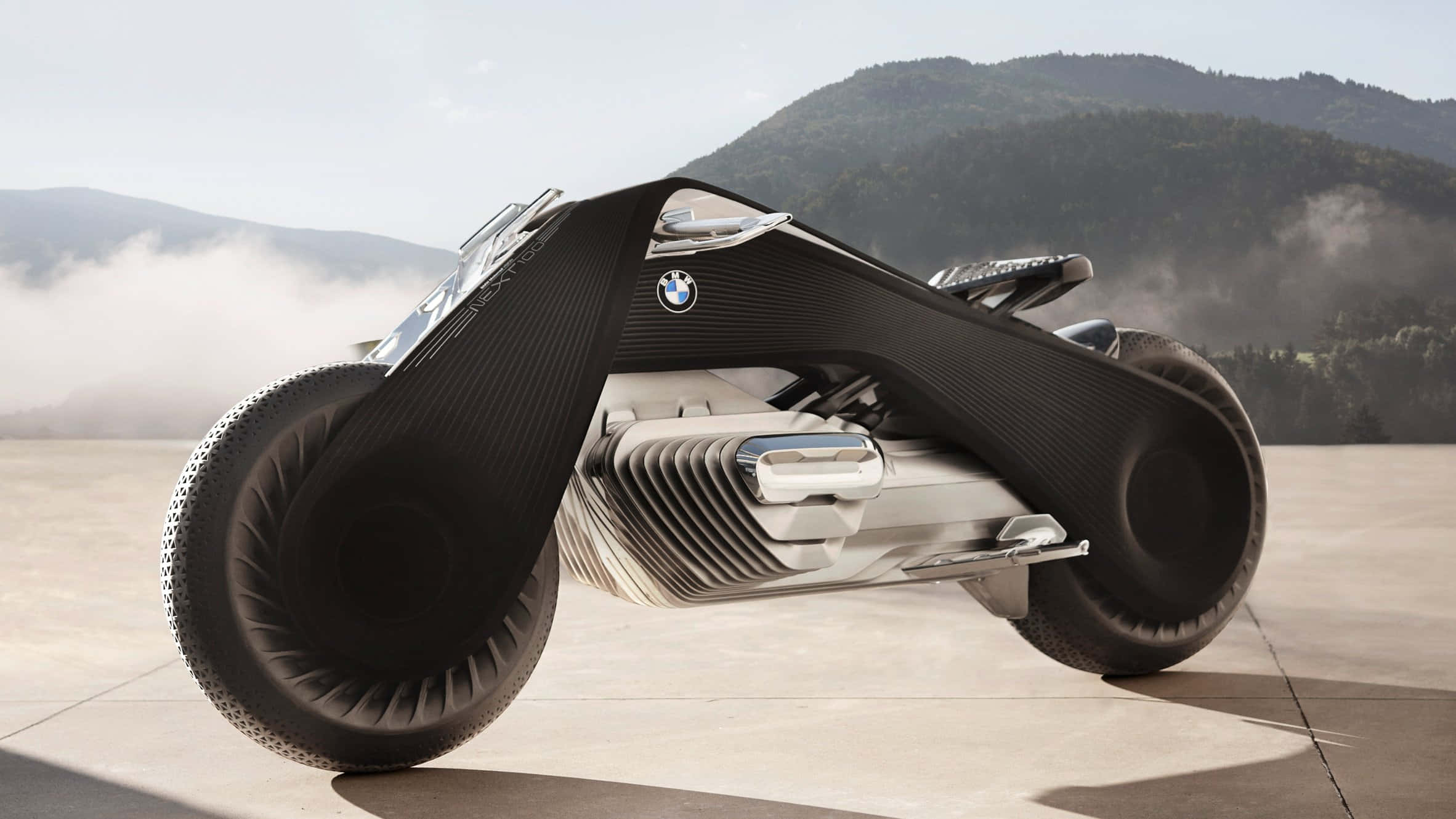 BMW Motorcycle, carbon fiber body, massive tires, Full HD Desktop Wallpaper